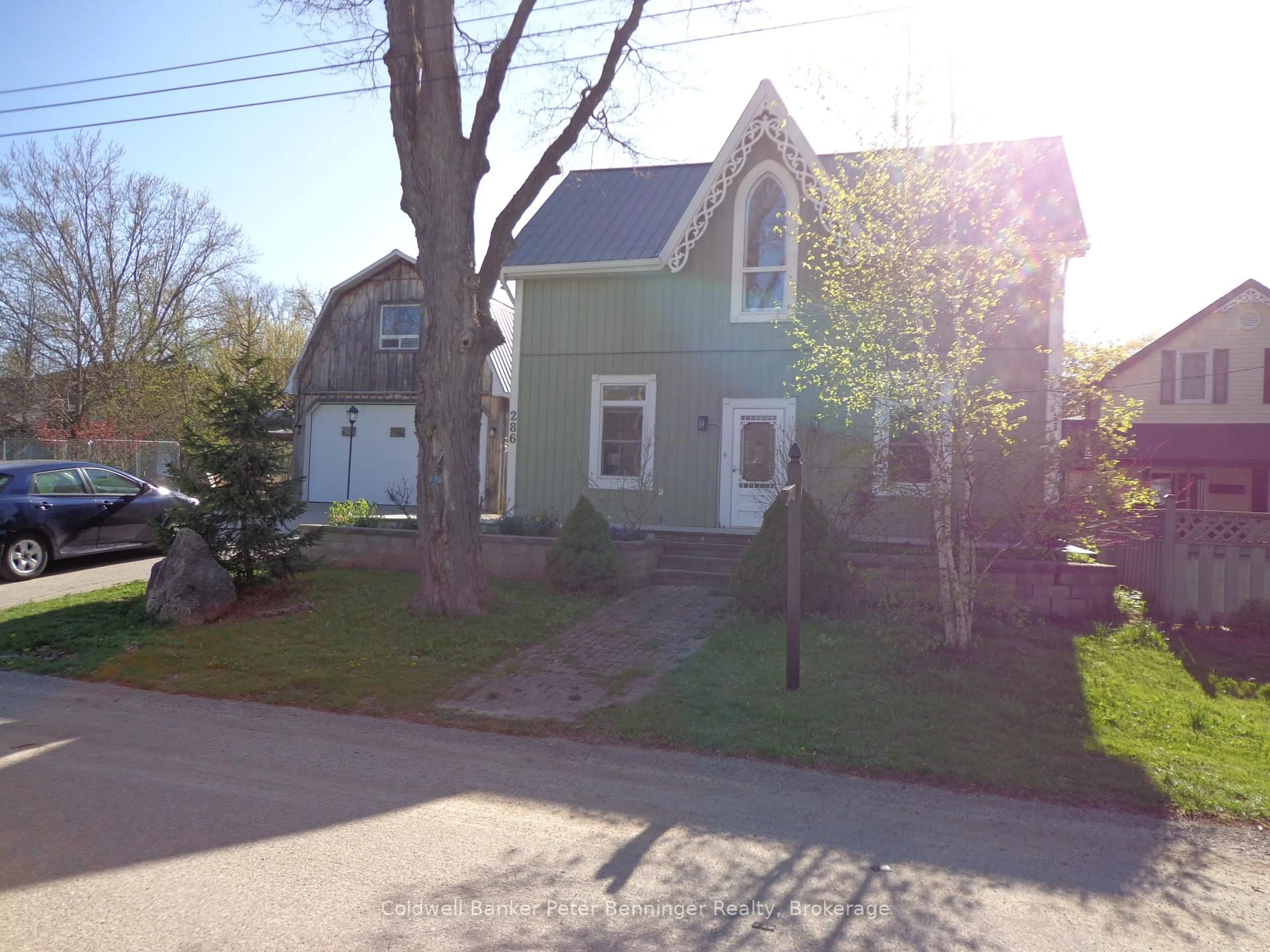 A pic from outside/outdoor area/front of a property/back of a property/a pic from drone, street for 286 Victoria St, Arran-Elderslie Ontario N0G 2N0