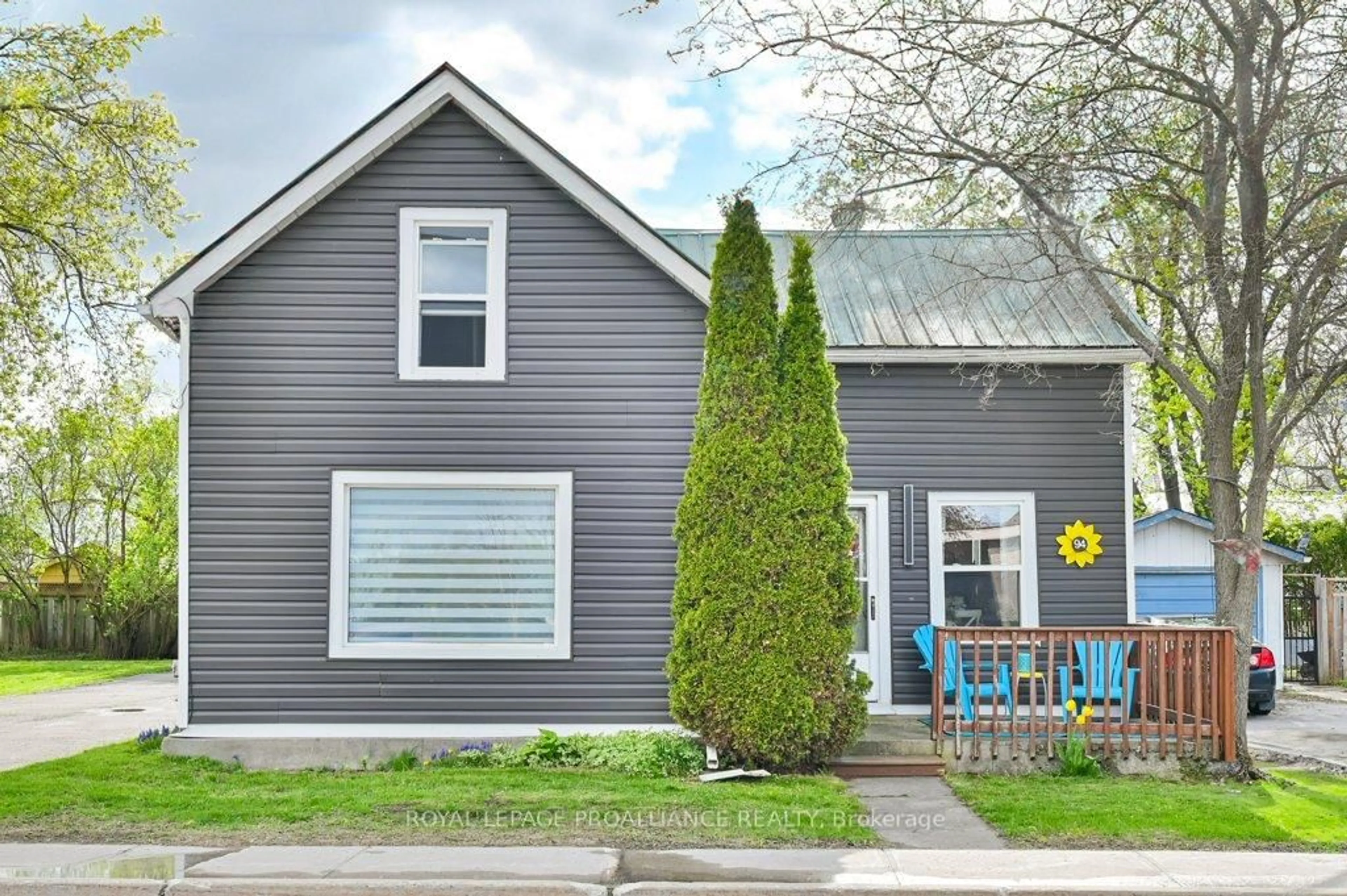 Home with vinyl exterior material, street for 94 South Trent St, Hastings Ontario K0K 2C0