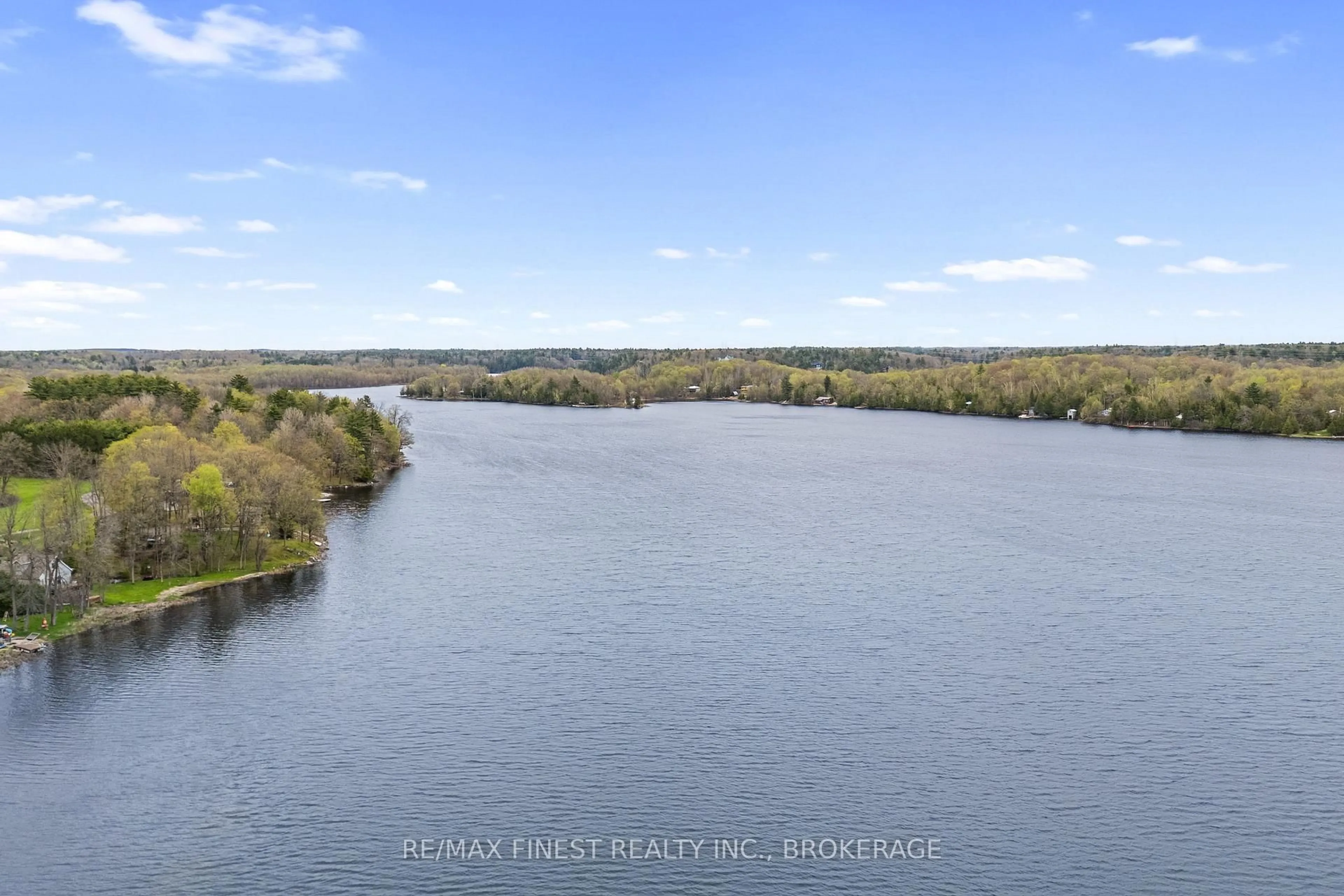 A pic from outside/outdoor area/front of a property/back of a property/a pic from drone, water/lake/river/ocean view for 1022 Masonville Rd, Verona Ontario K0H 2W0