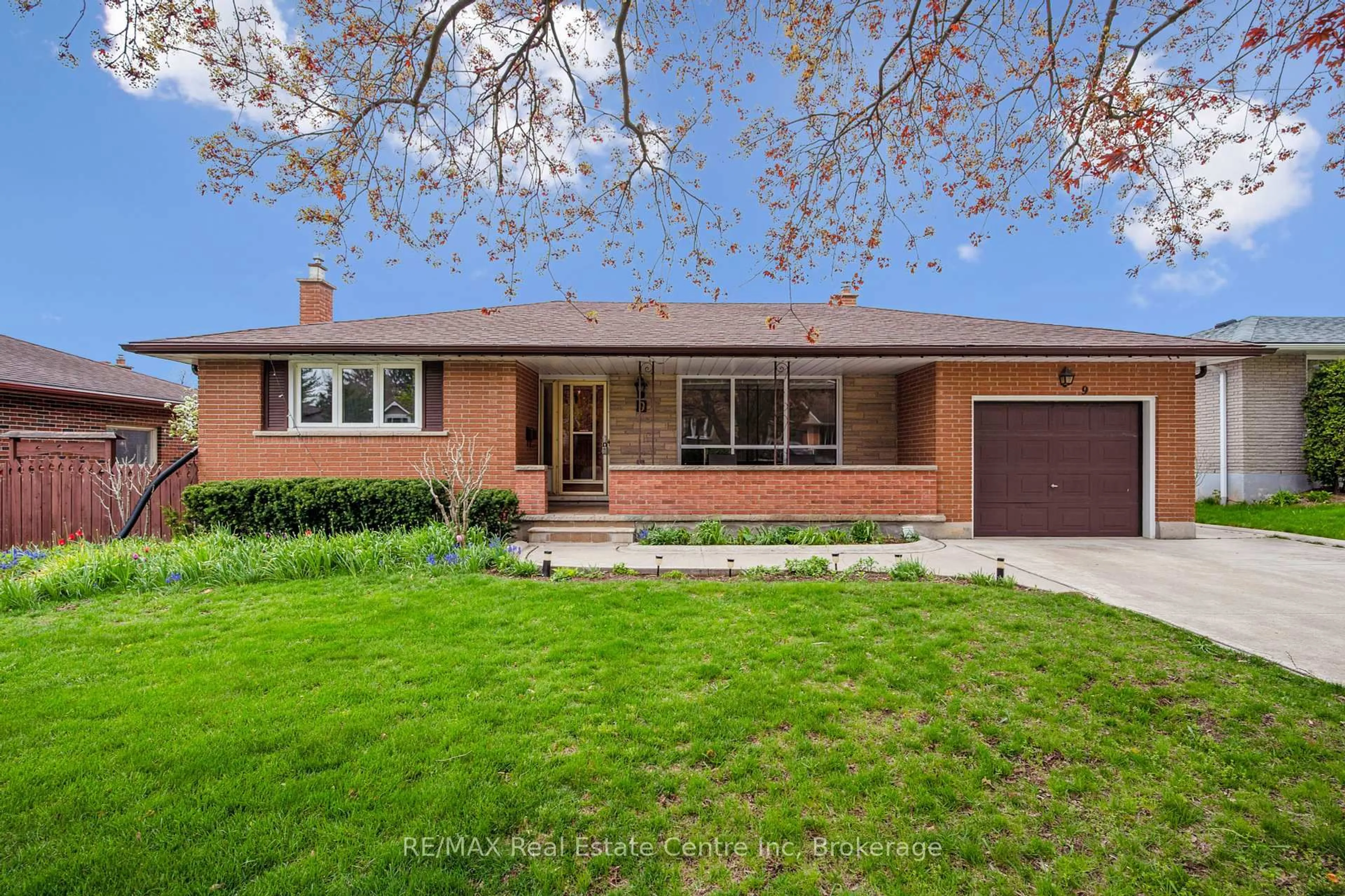 Home with brick exterior material, street for 9 Flanders Rd, Guelph Ontario N1G 1V8