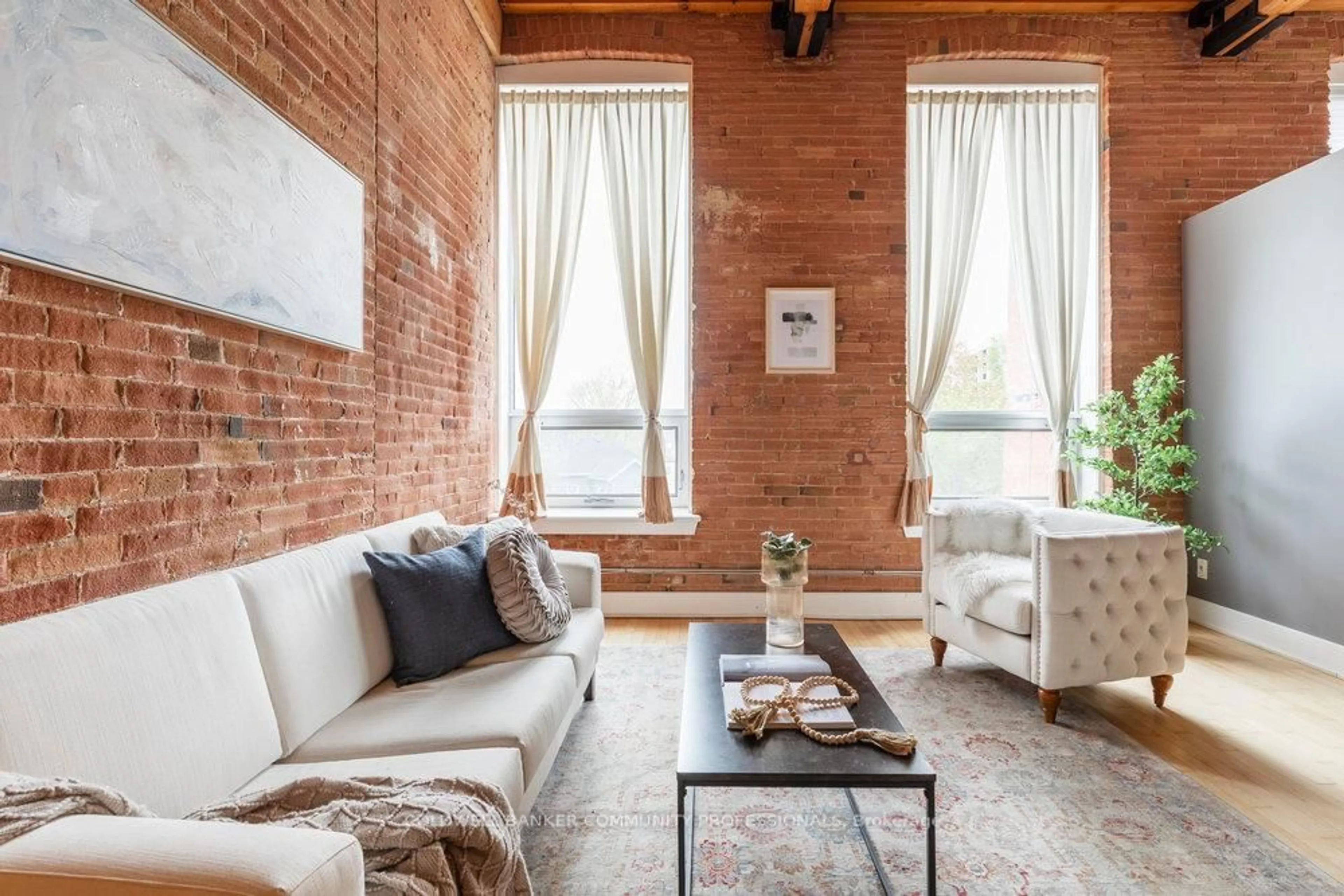 Living room with furniture, unknown for 26 Ontario St #216, Guelph Ontario N1E 7K1