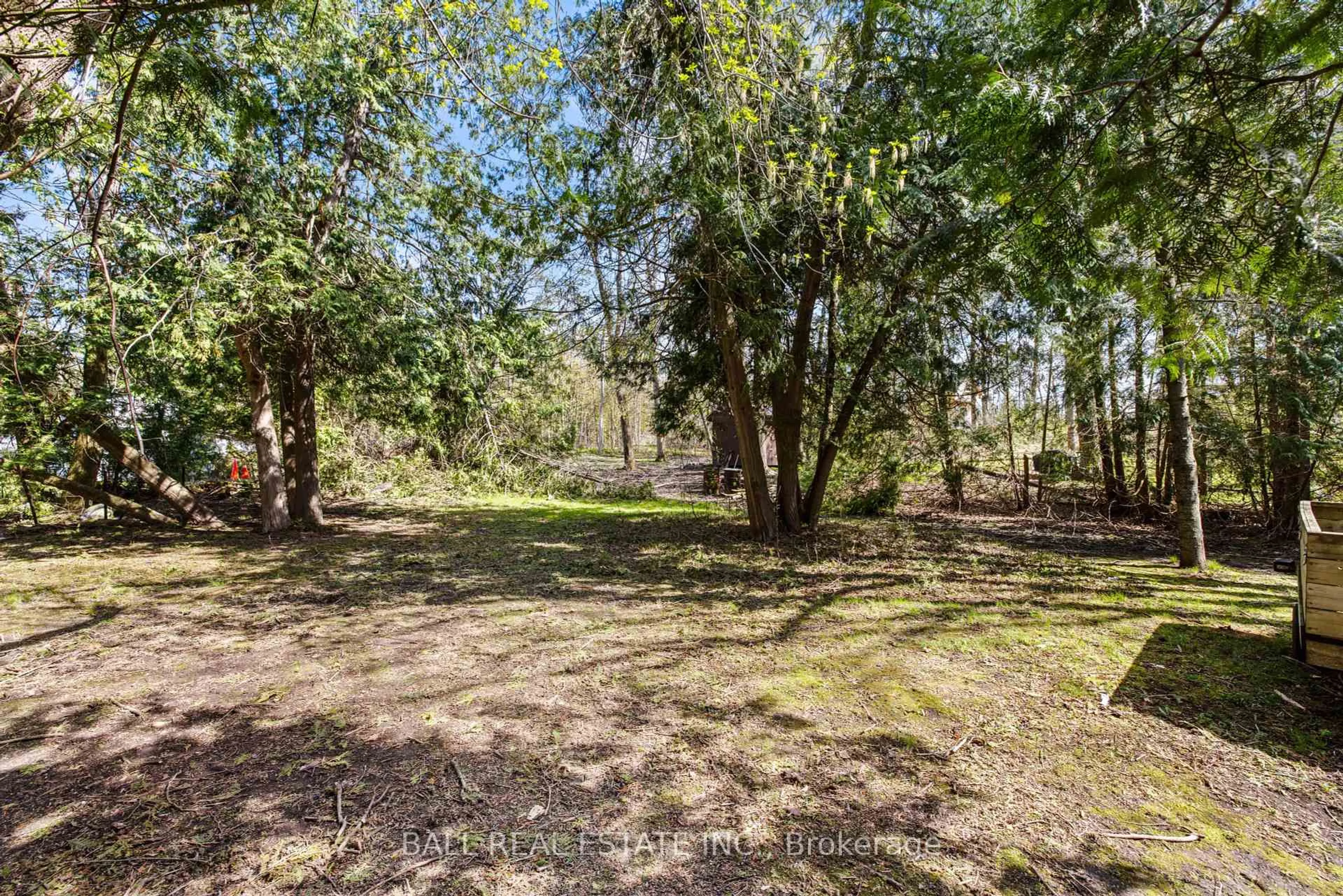 A pic from outside/outdoor area/front of a property/back of a property/a pic from drone, forest/trees view for 53 Rustic Bay St, Kawartha Lakes Ontario K9V 4R6