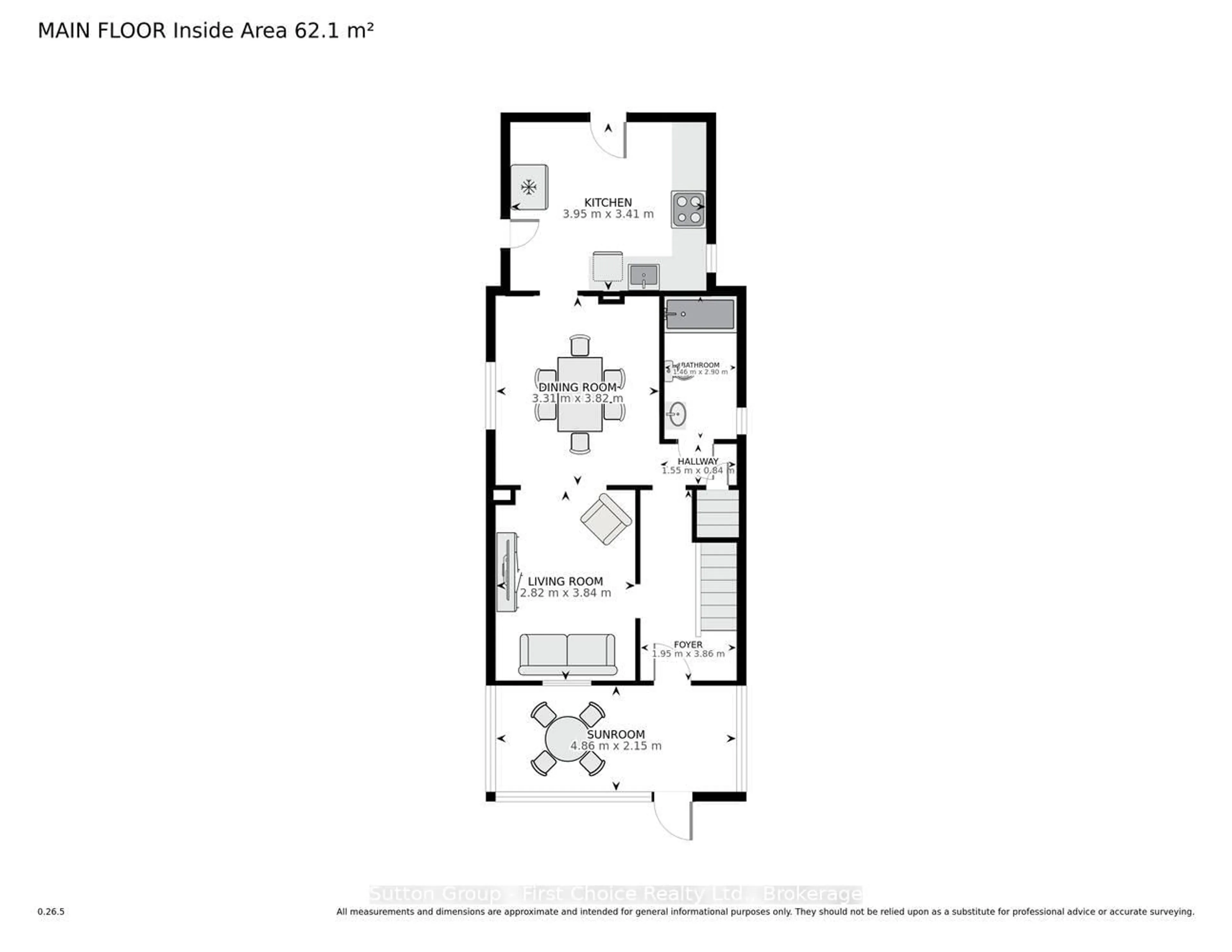 Floor plan for 201 Queen St, Stratford Ontario N5A 4N9
