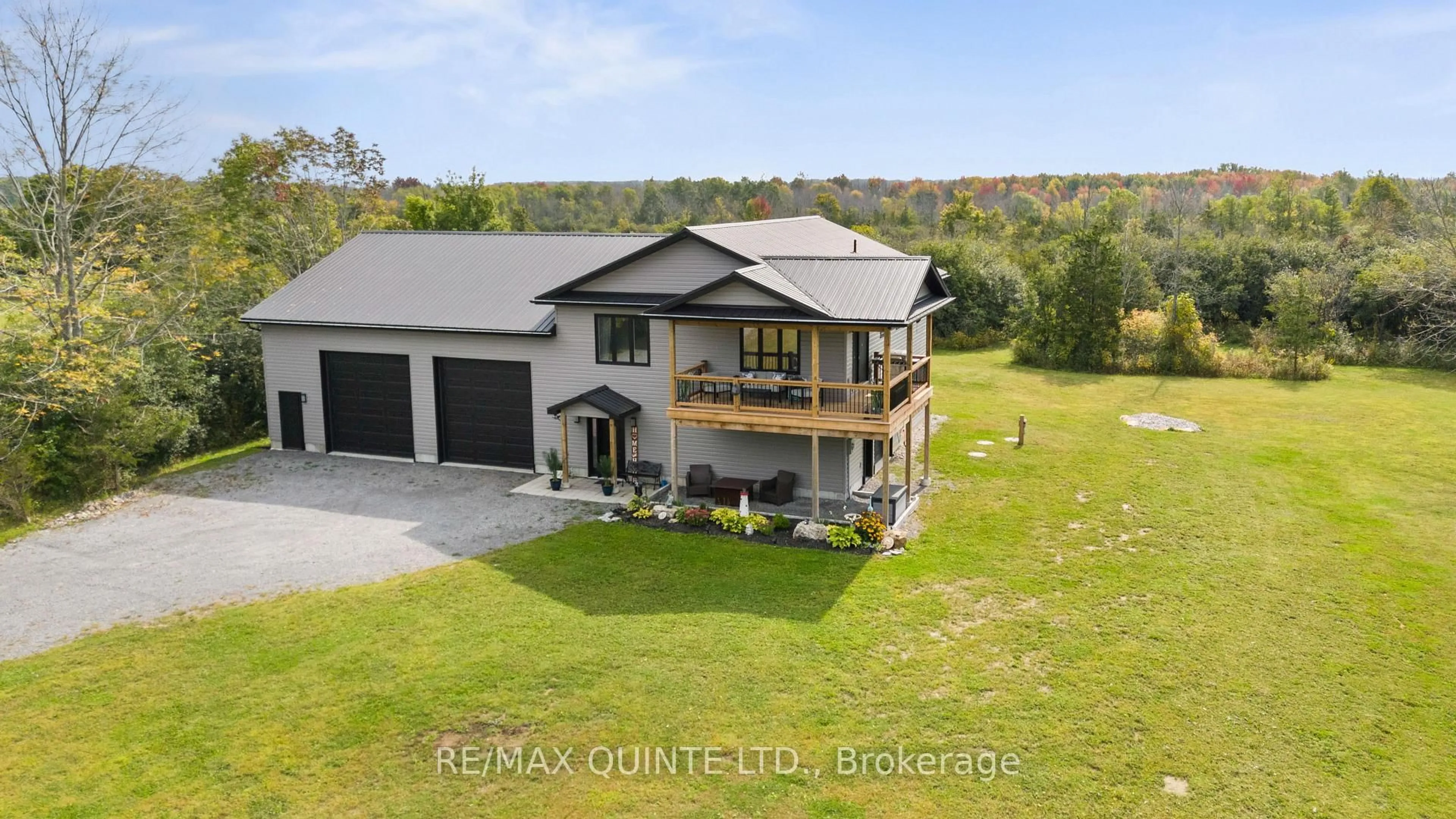 A pic from outside/outdoor area/front of a property/back of a property/a pic from drone, unknown for 1467 County Road 19 N/A, Prince Edward County Ontario K0K 1T0