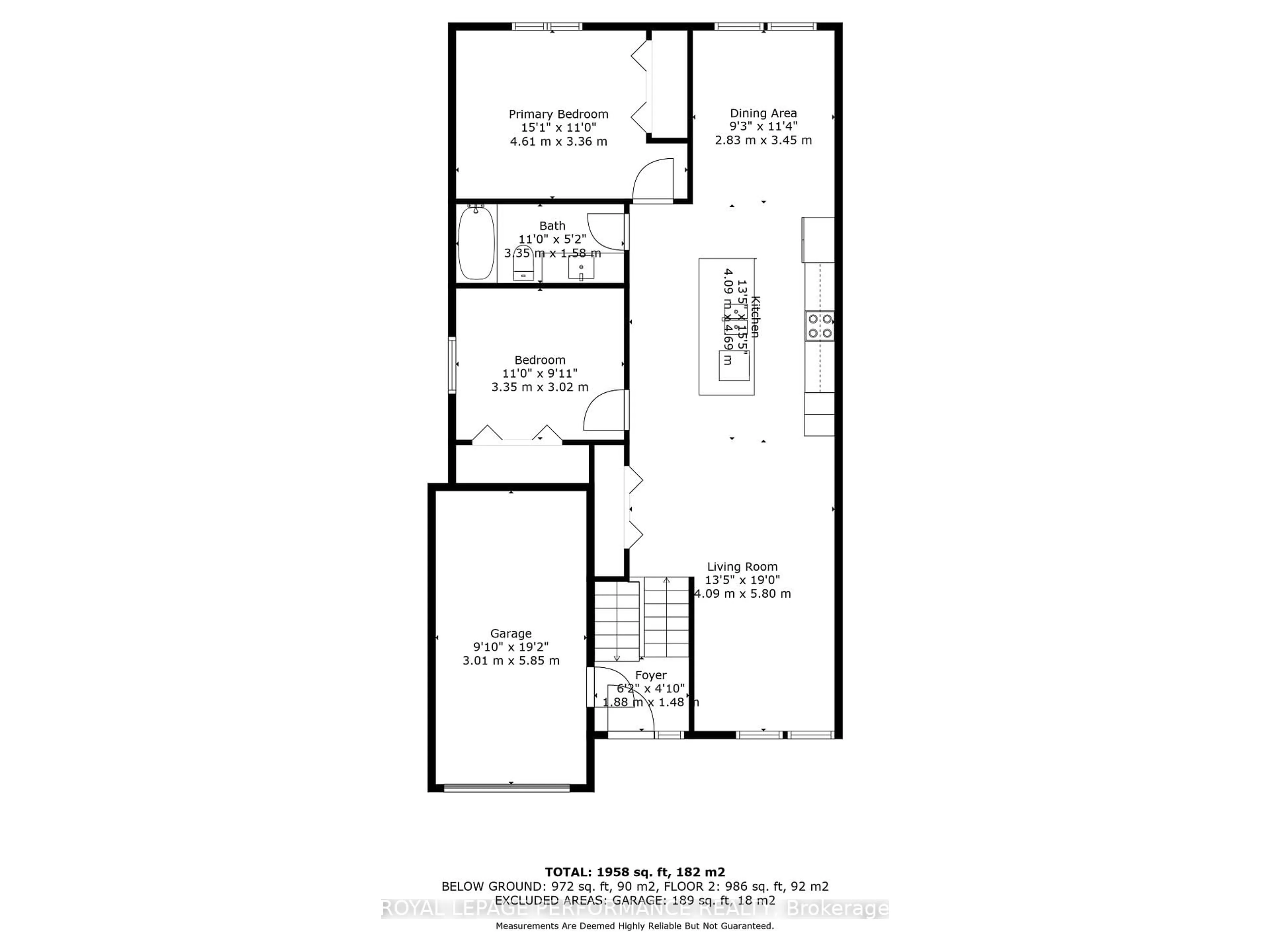 Floor plan for 352 Tollgate Rd, Cornwall Ontario K6H 5R6
