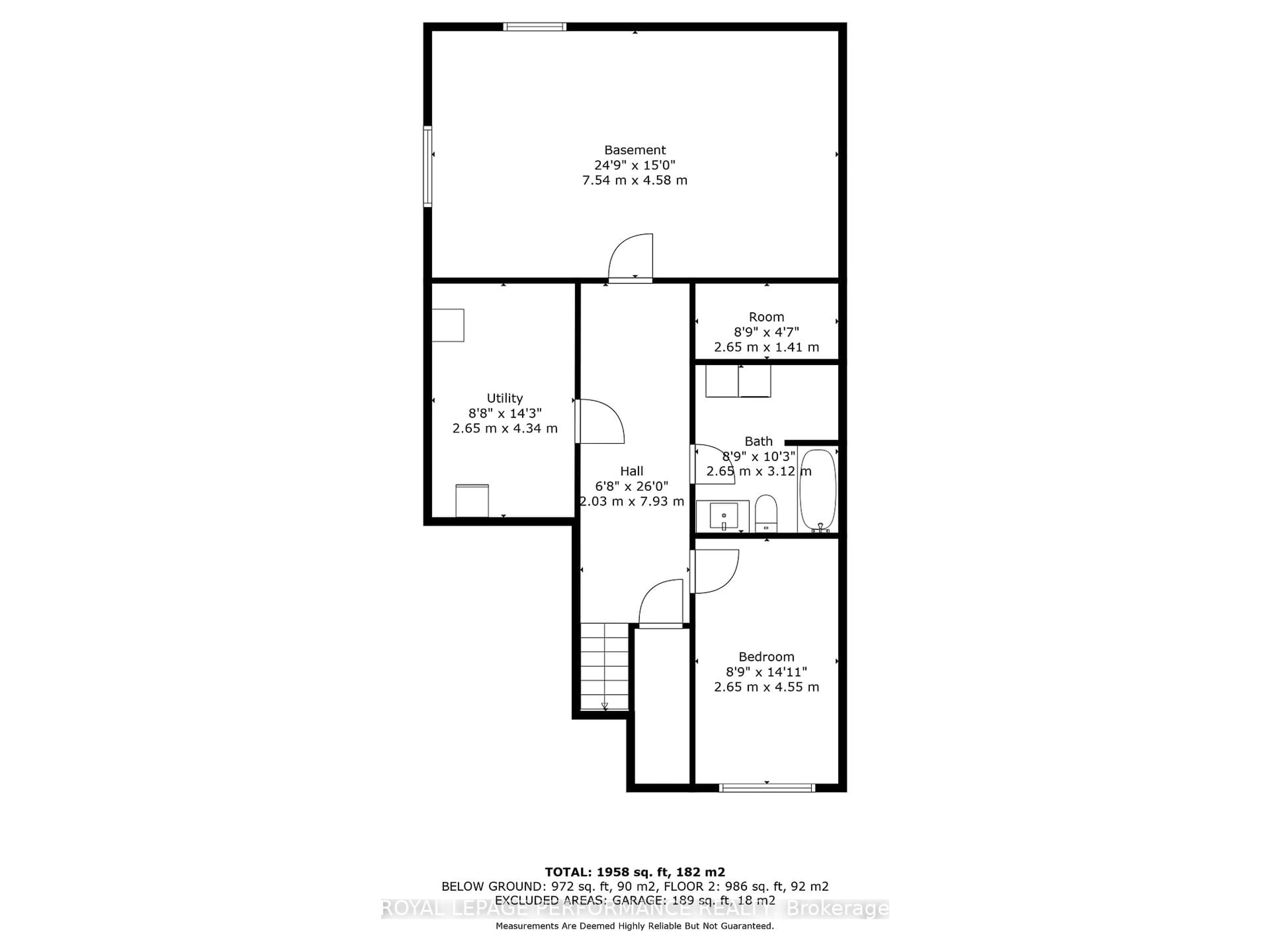 Floor plan for 352 Tollgate Rd, Cornwall Ontario K6H 5R6