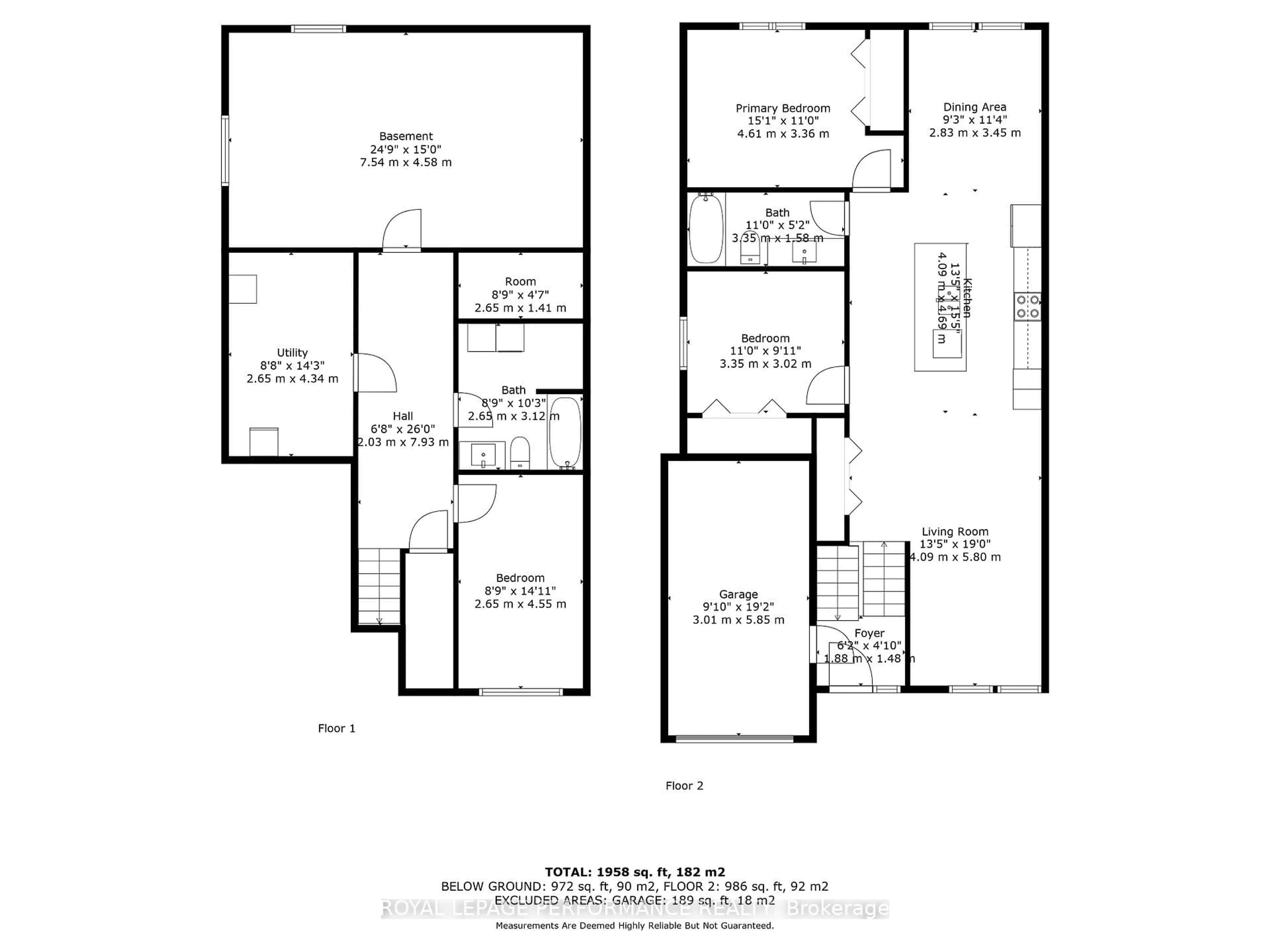 Floor plan for 352 Tollgate Rd, Cornwall Ontario K6H 5R6