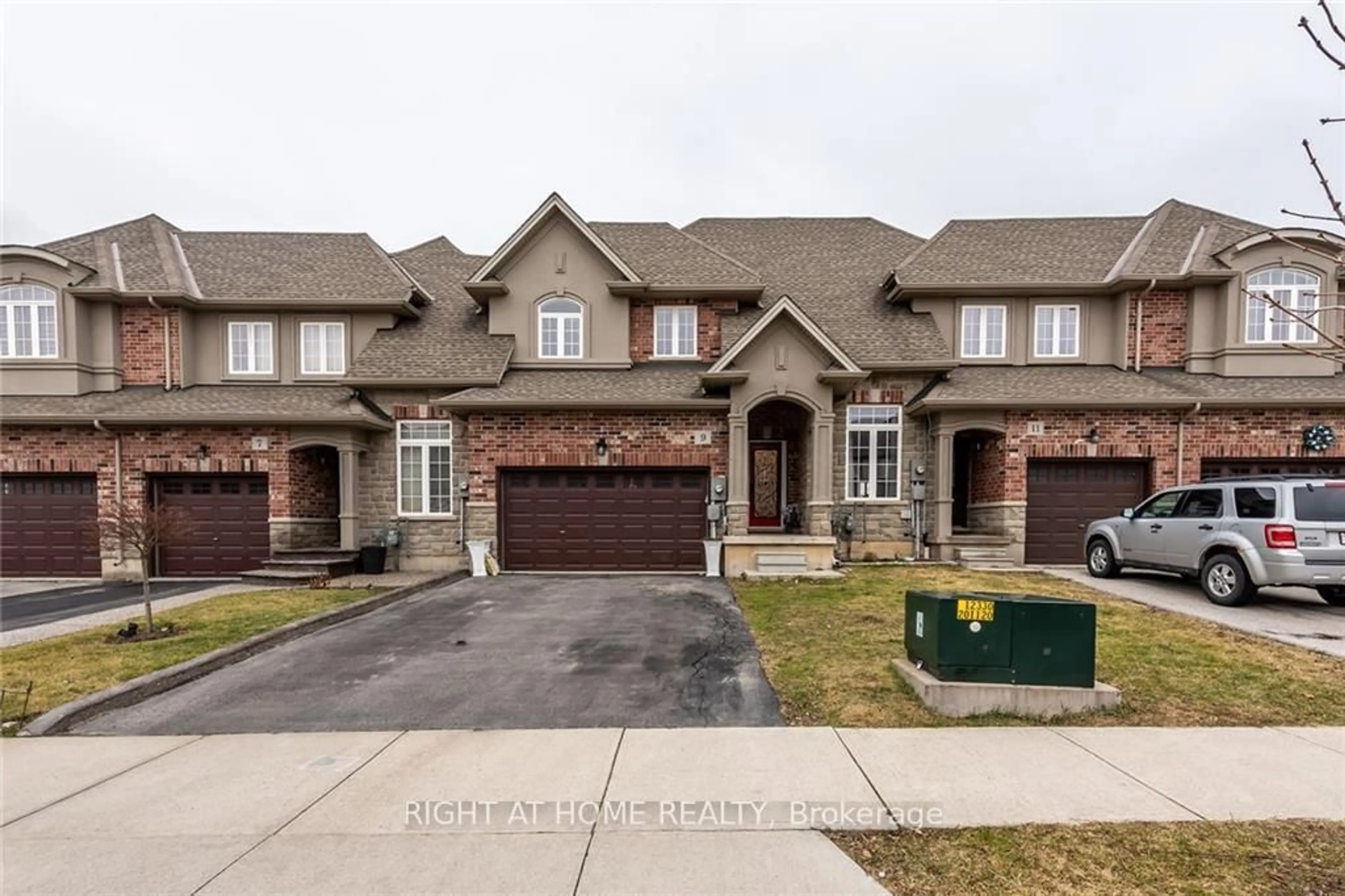 Home with brick exterior material, street for 9 Medici Lane, Hamilton Ontario L9B 0C8