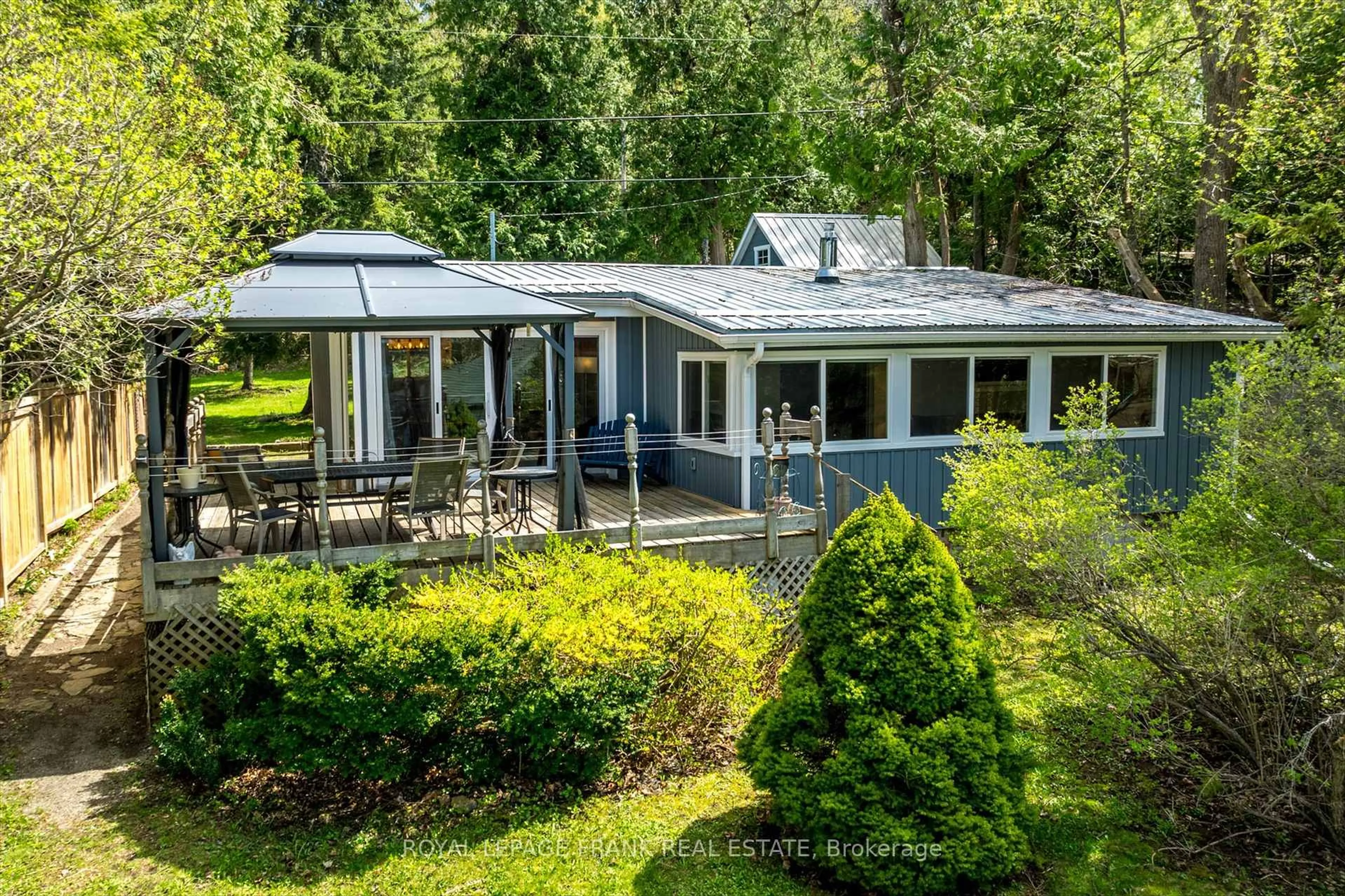 A pic from outside/outdoor area/front of a property/back of a property/a pic from drone, water/lake/river/ocean view for 8 Daisy Tr, Kawartha Lakes Ontario K0M 1L0
