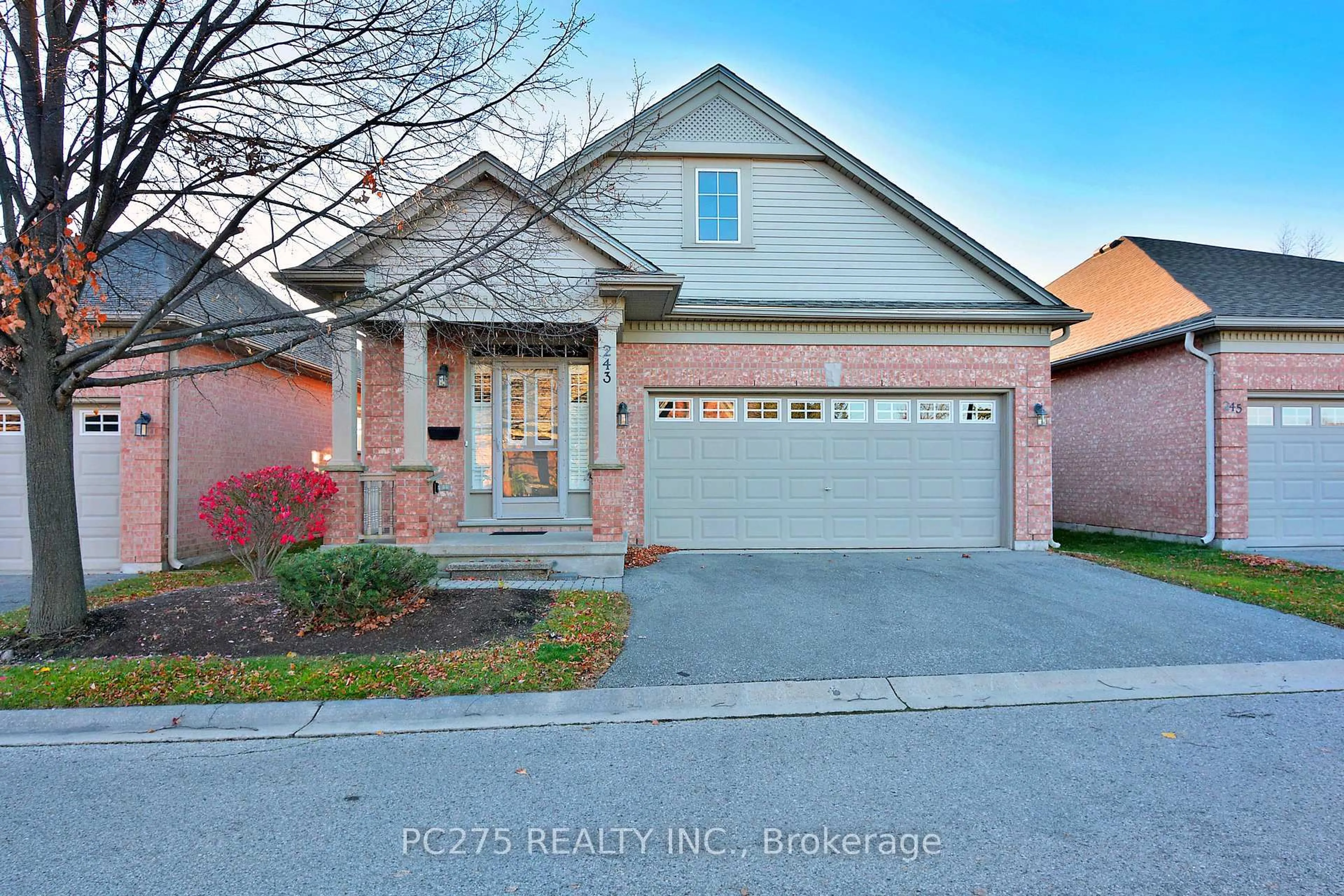 Home with brick exterior material, street for 2025 Meadowgate Blvd #243, London South Ontario N6M 1K9