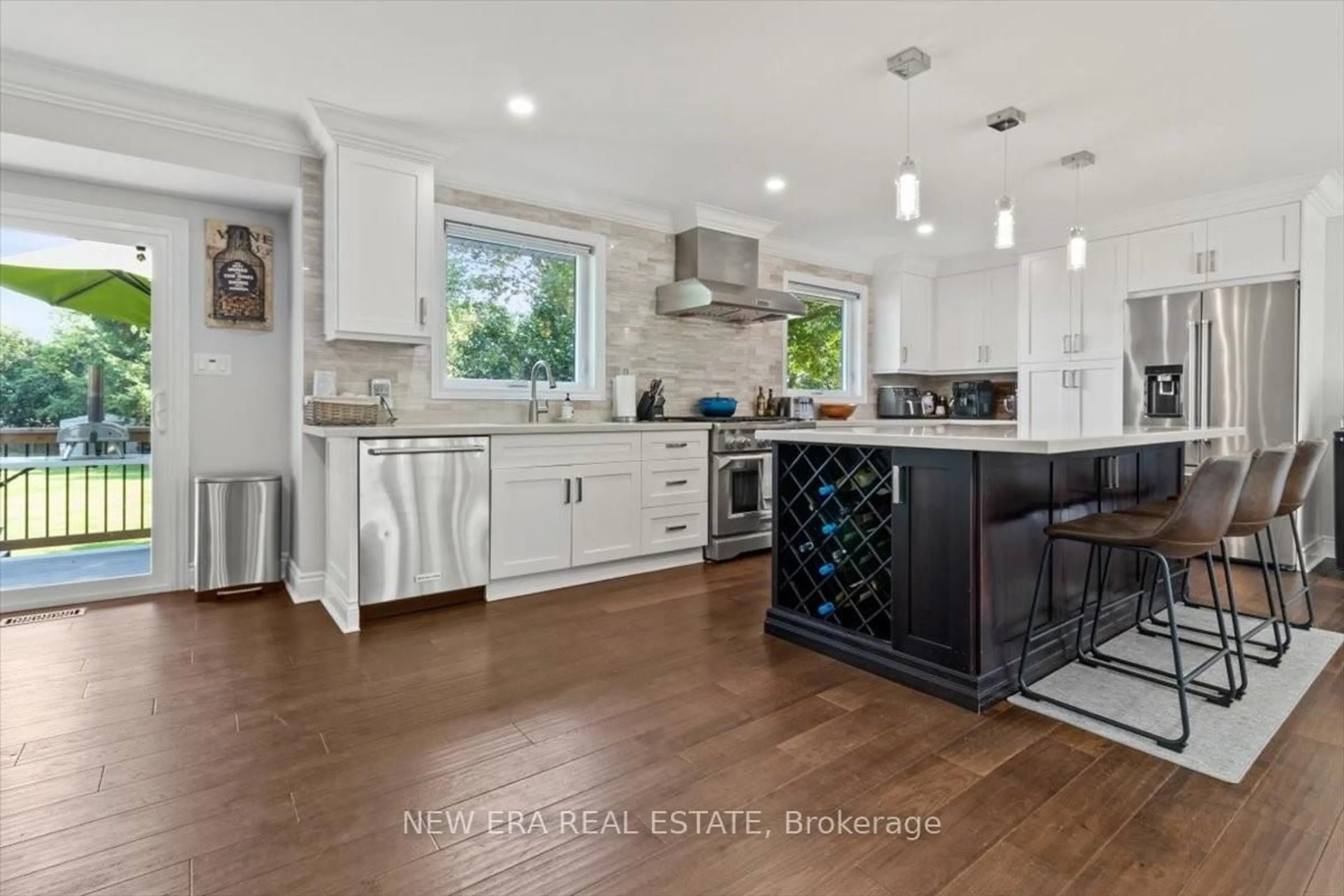 Open concept kitchen, ceramic/tile floor for 2 Carey St, Hamilton Ontario L0R 2H2