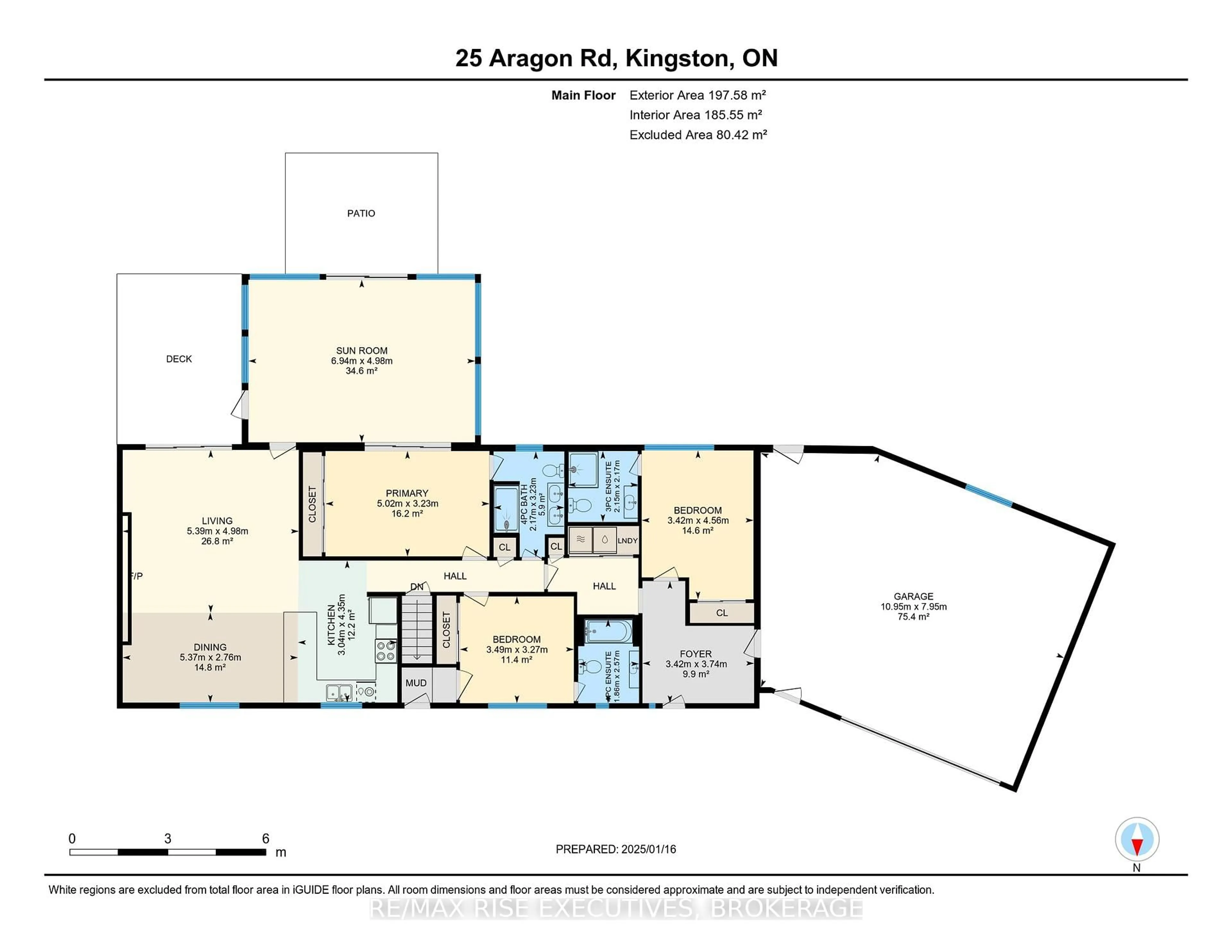 Floor plan for 25 Aragon Rd, Kingston Ontario K0H 1S0