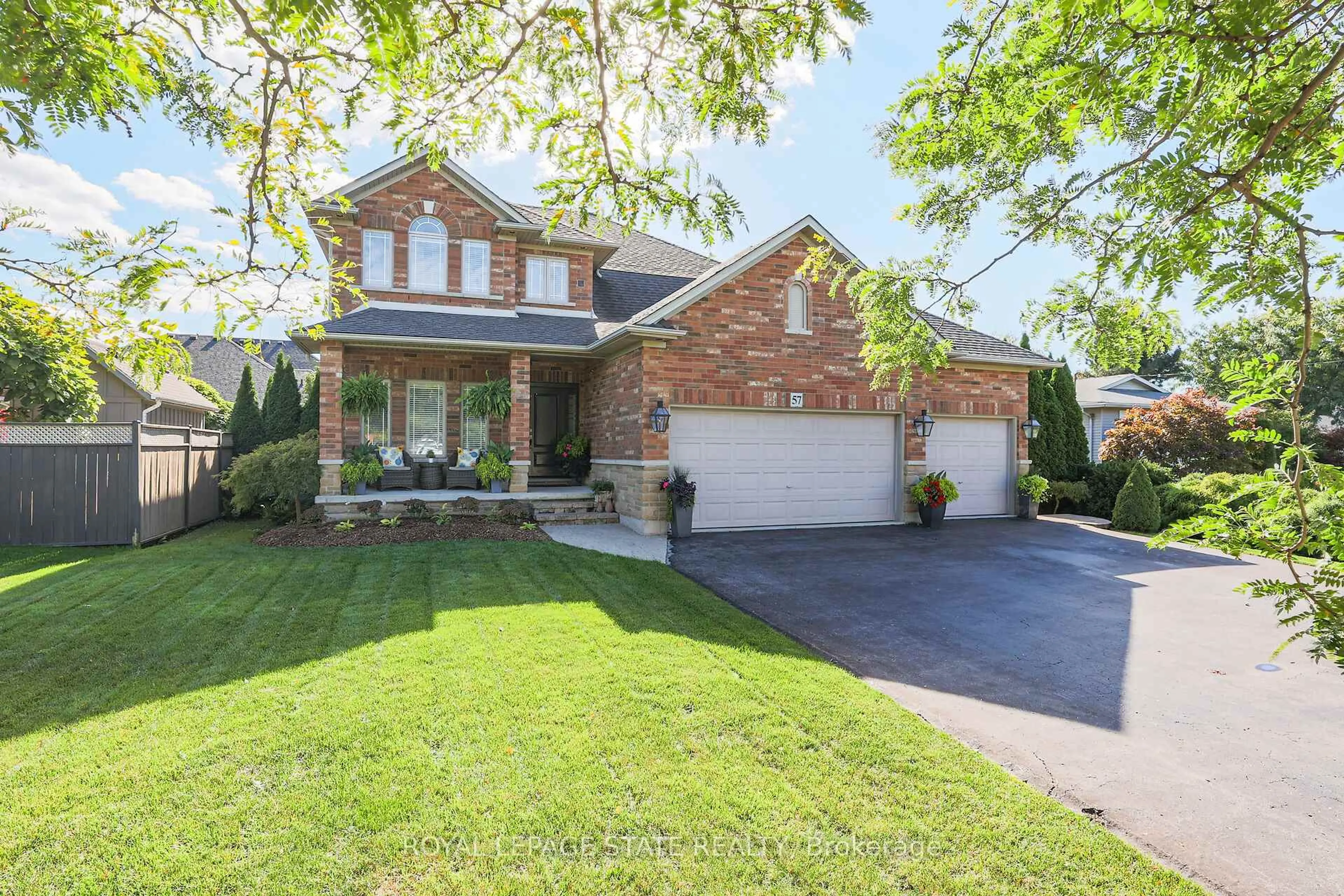 Home with brick exterior material, street for 57 Gage St, Grimsby Ontario L3M 3Y7
