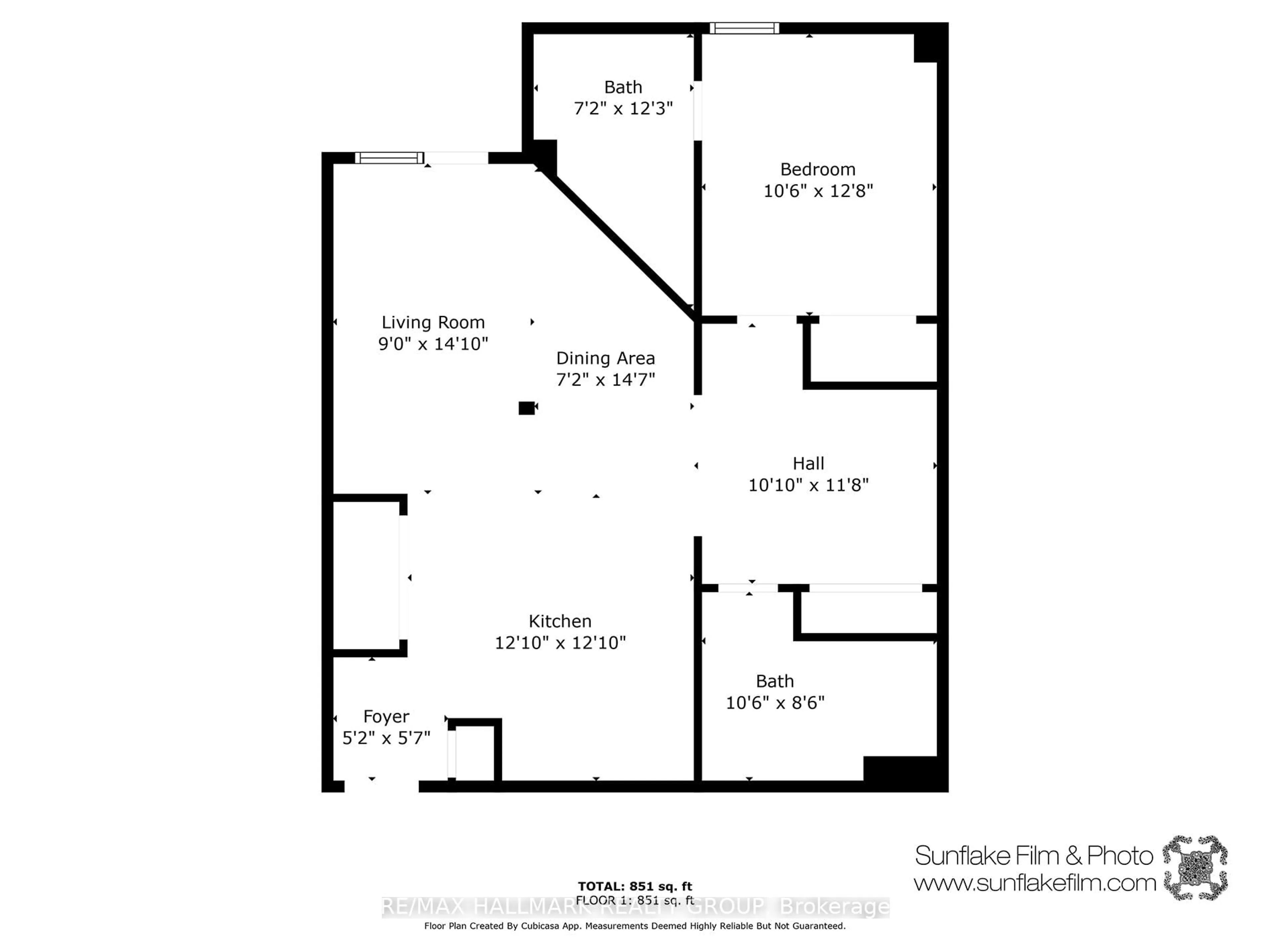 Floor plan for 390 Booth St #201, Ottawa Ontario K1R 7K6