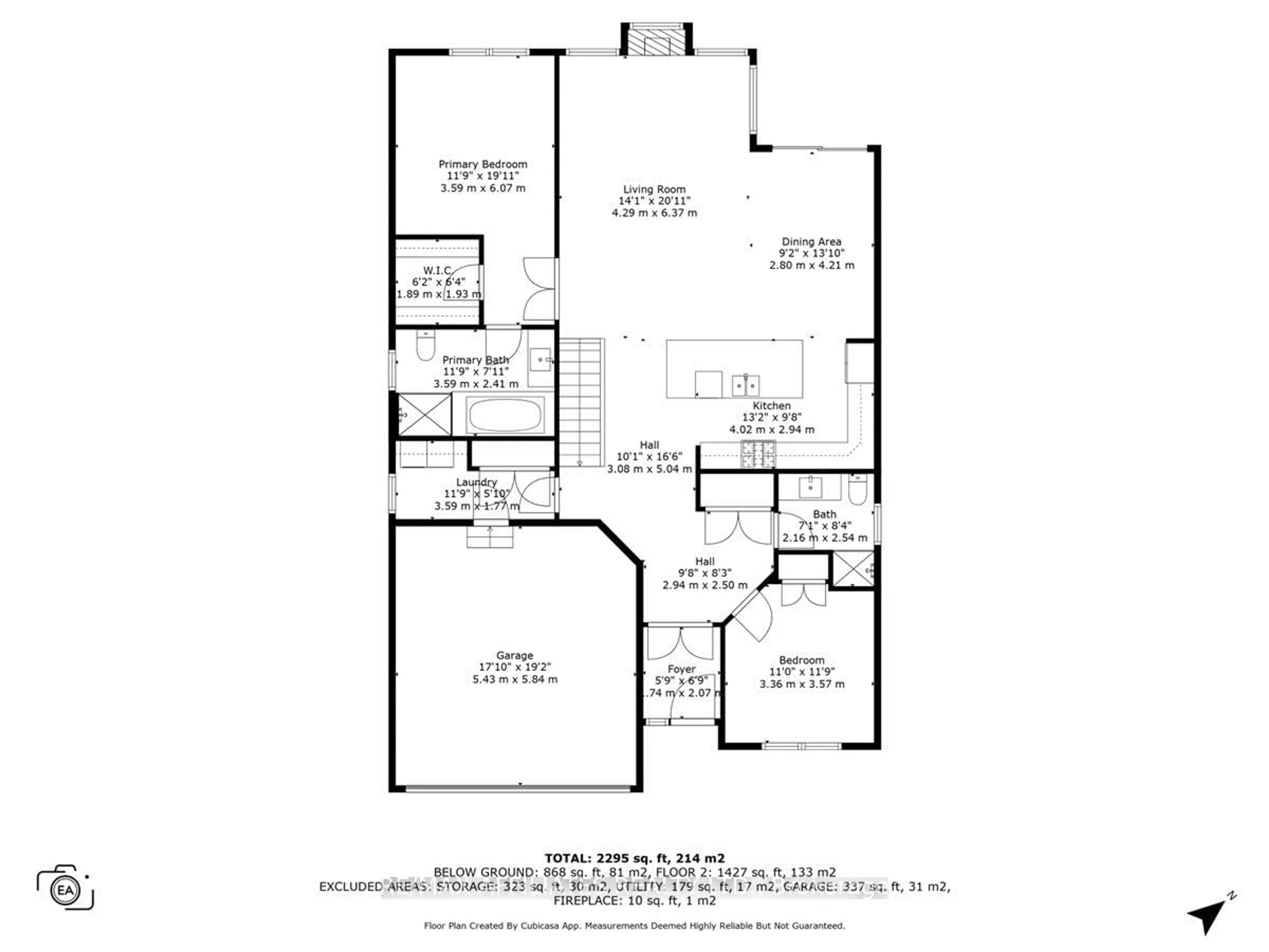 Floor plan for 583 Baie Des Castors St, Ottawa Ontario K4A 0Y7