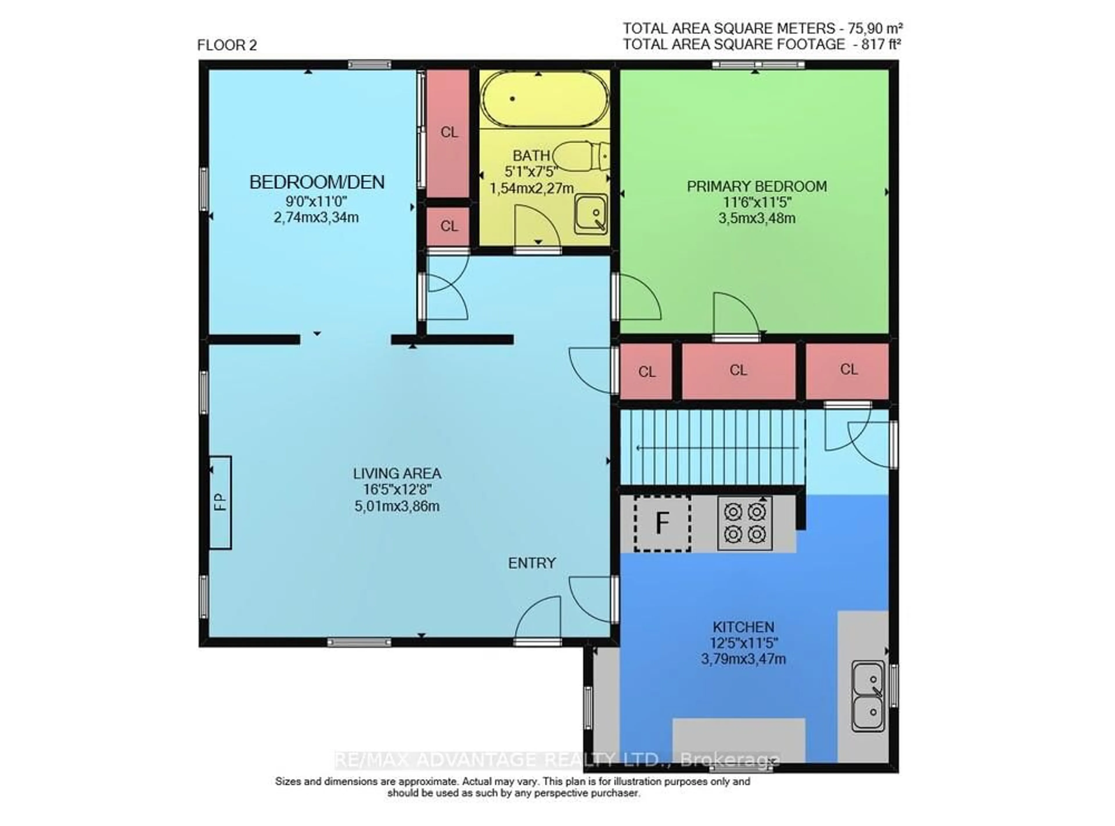 Floor plan for 39 Balmoral Ave, London East Ontario N5Y 2K9
