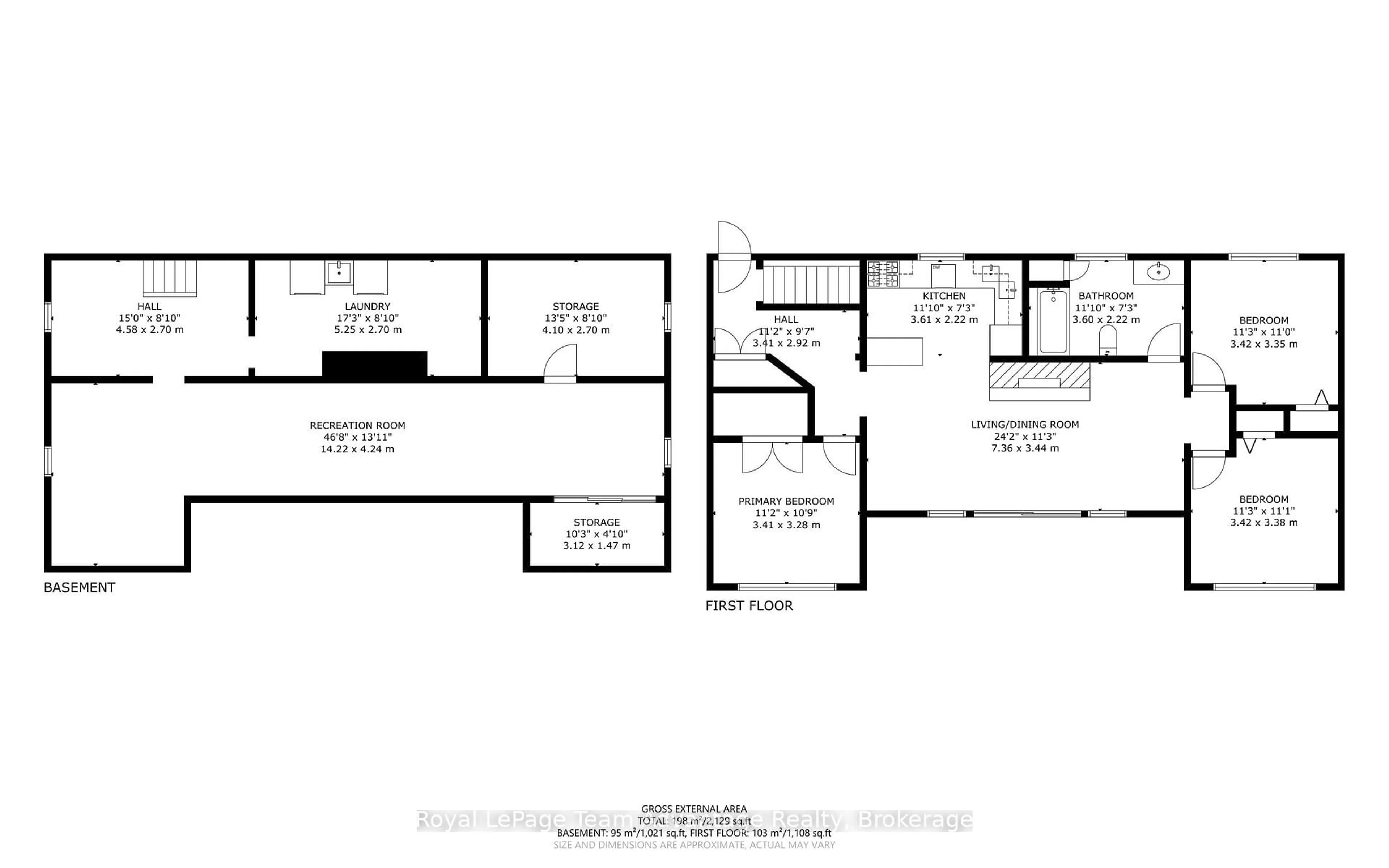 Floor plan for 18 Pine Valley Dr, Carling Ontario P0G 1G0
