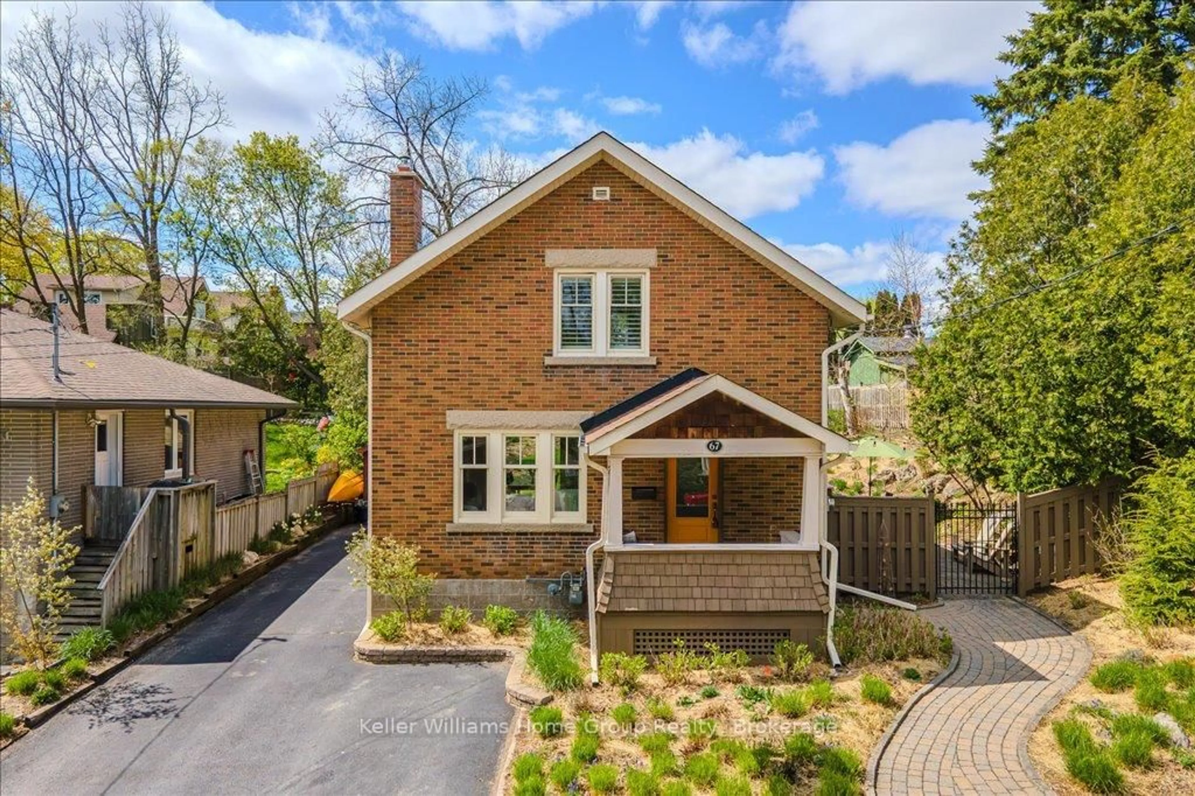 Home with brick exterior material, street for 67 Allan Ave, Guelph Ontario N1H 3G3