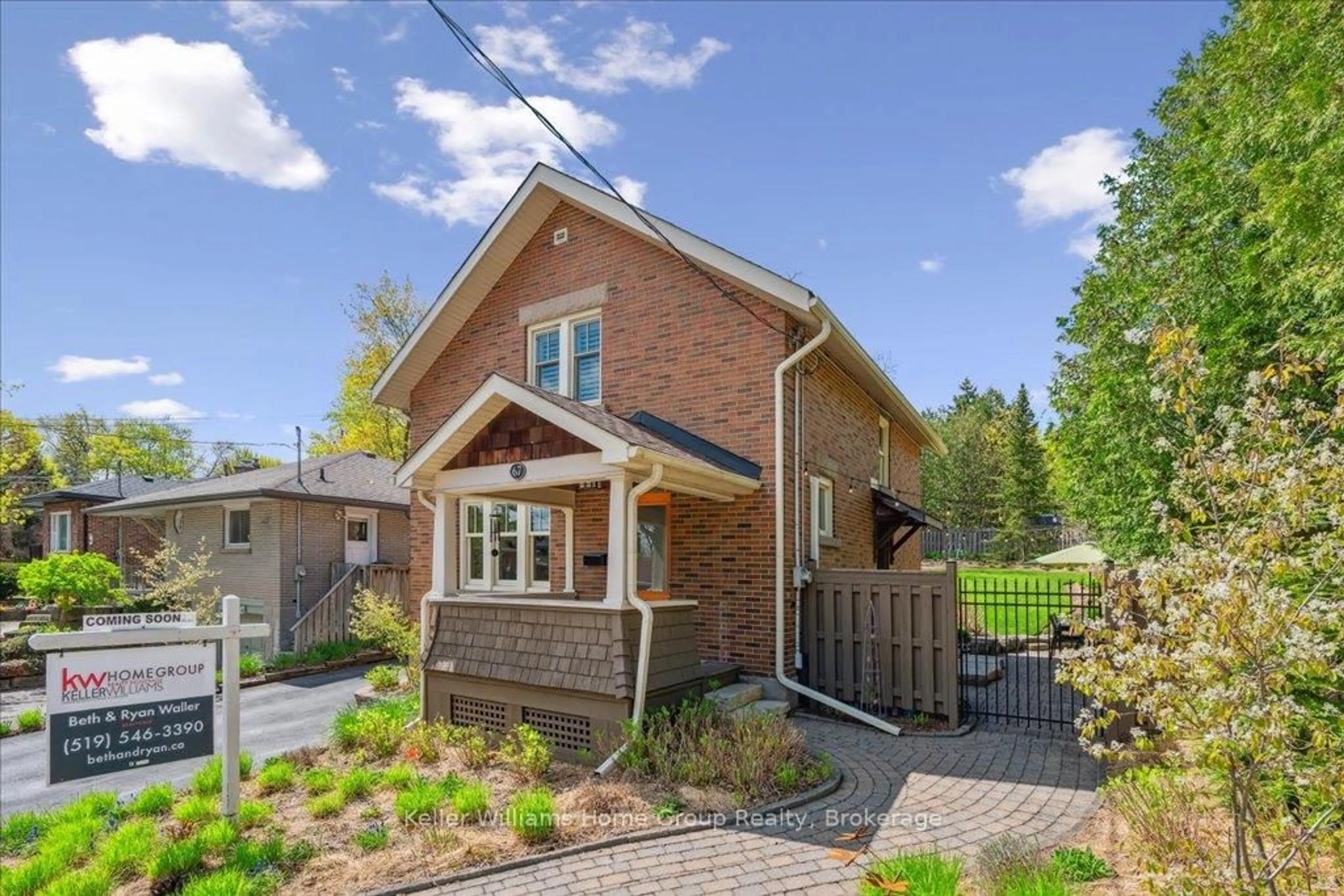Home with brick exterior material, street for 67 Allan Ave, Guelph Ontario N1H 3G3