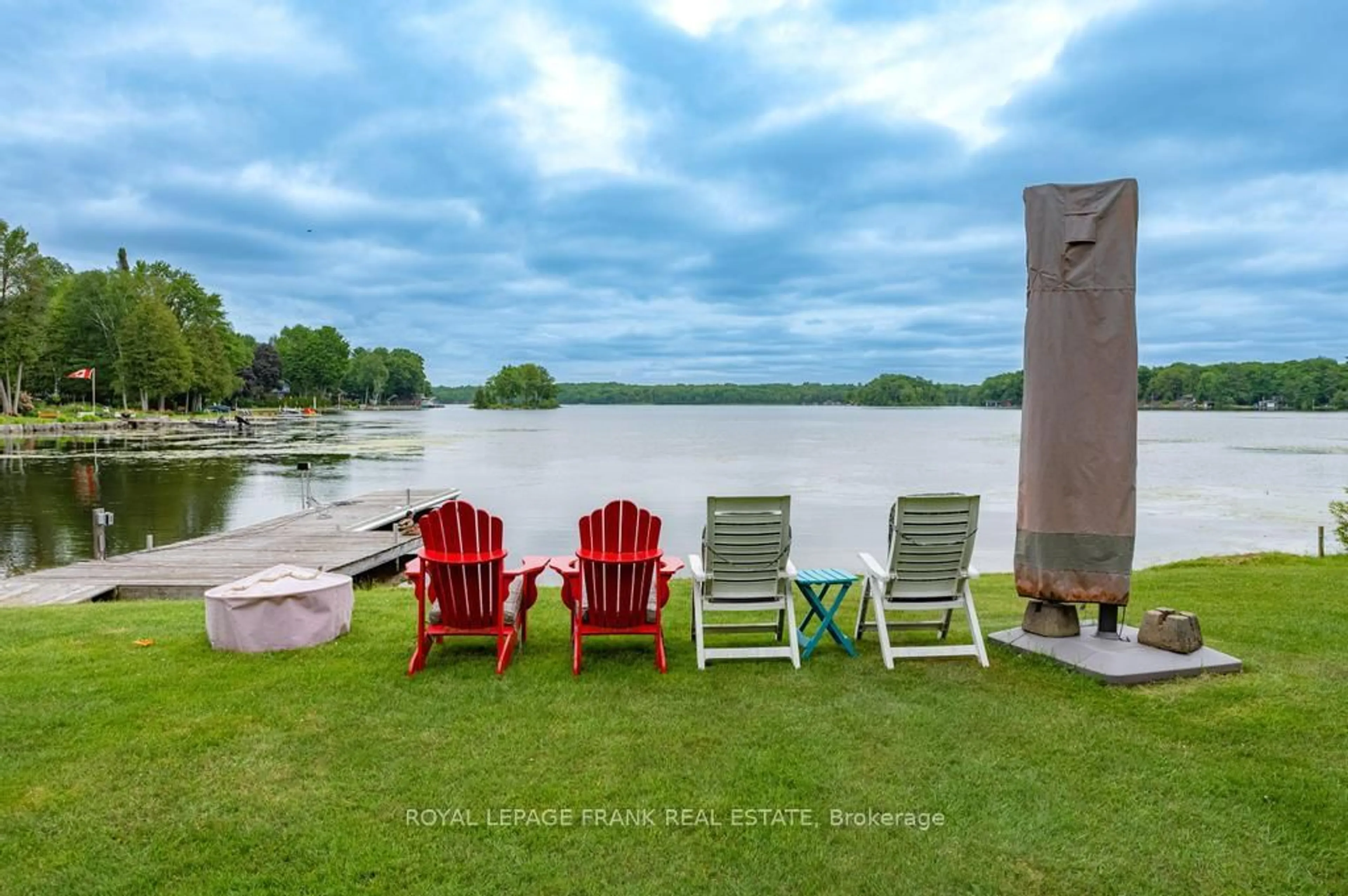 Patio, water/lake/river/ocean view for 60 Mystic Point Rd, Trent Lakes Ontario K0L 1J0