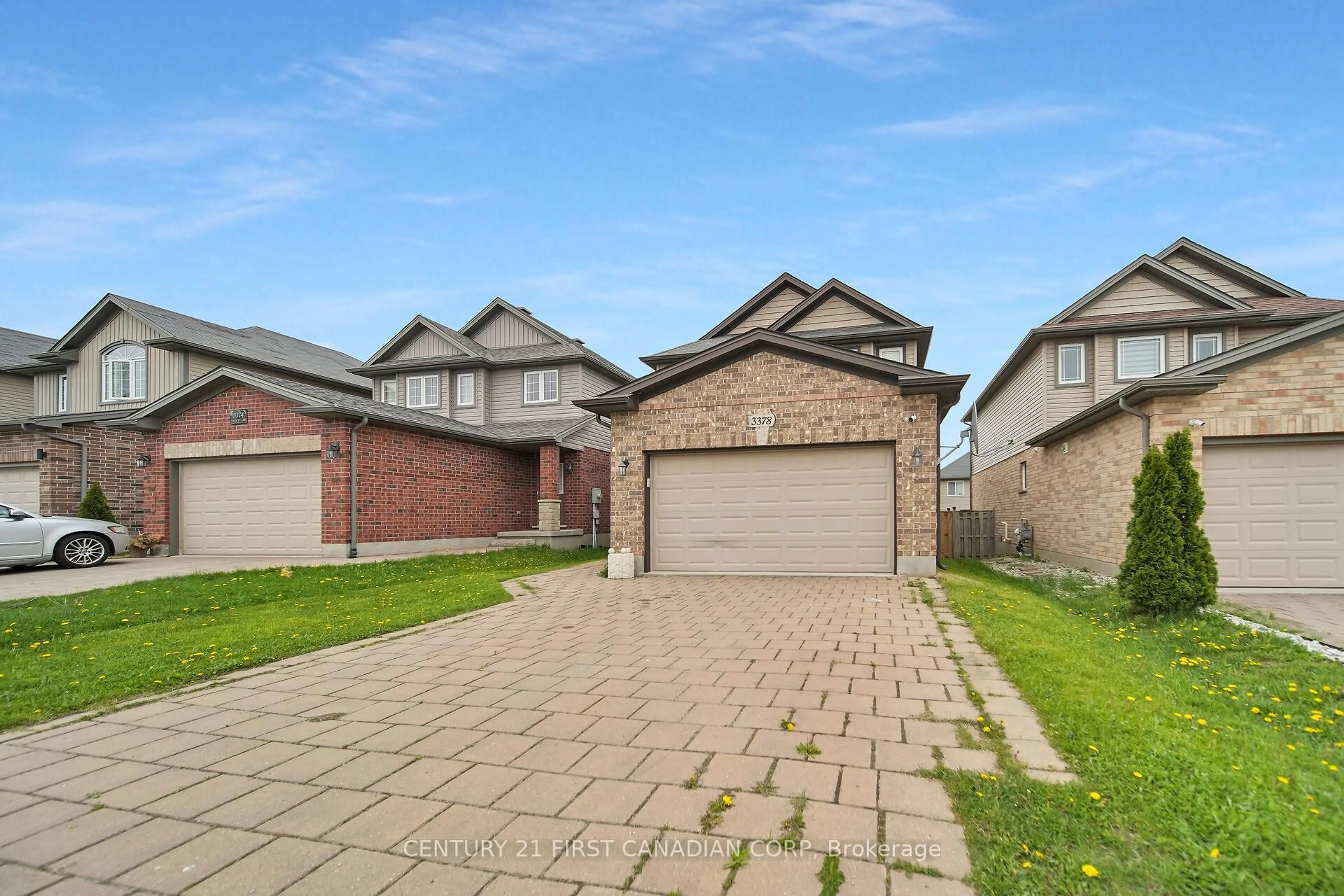 Home with brick exterior material, street for 3378 Emilycarr Lane, London South Ontario N6L 0A3