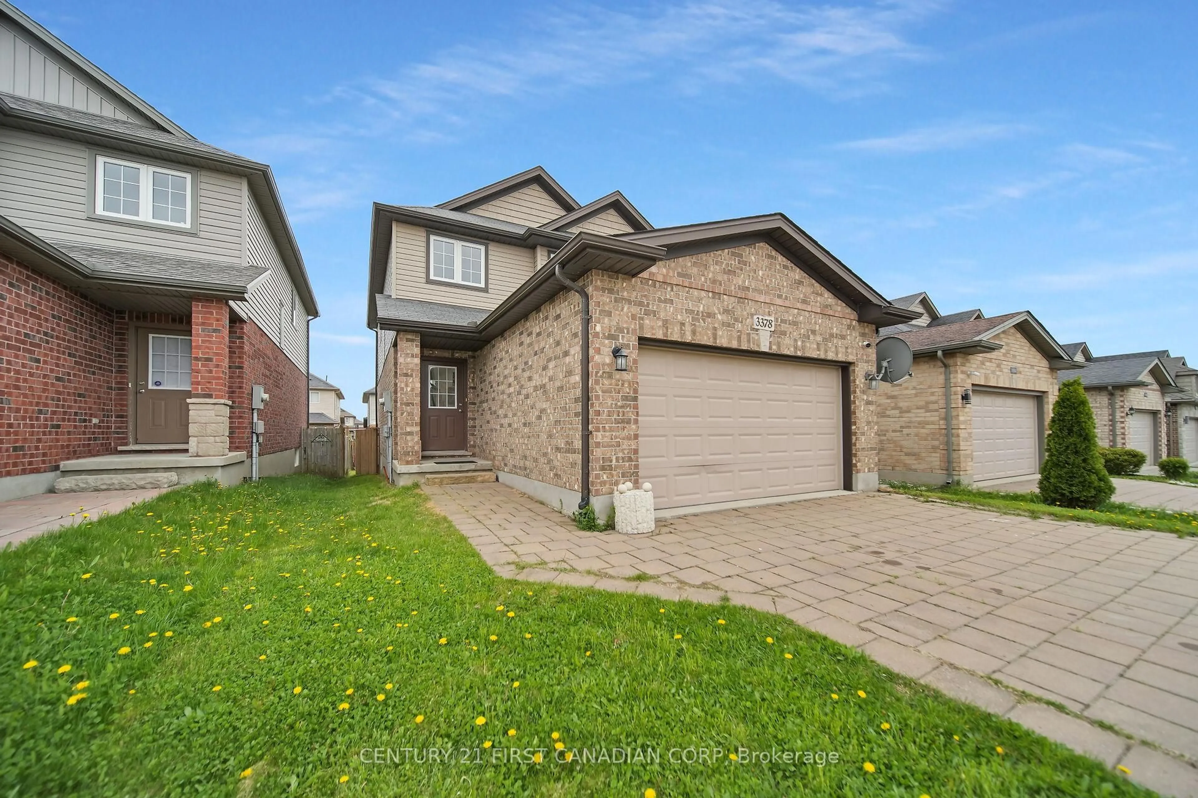 Home with brick exterior material, street for 3378 Emilycarr Lane, London South Ontario N6L 0A3