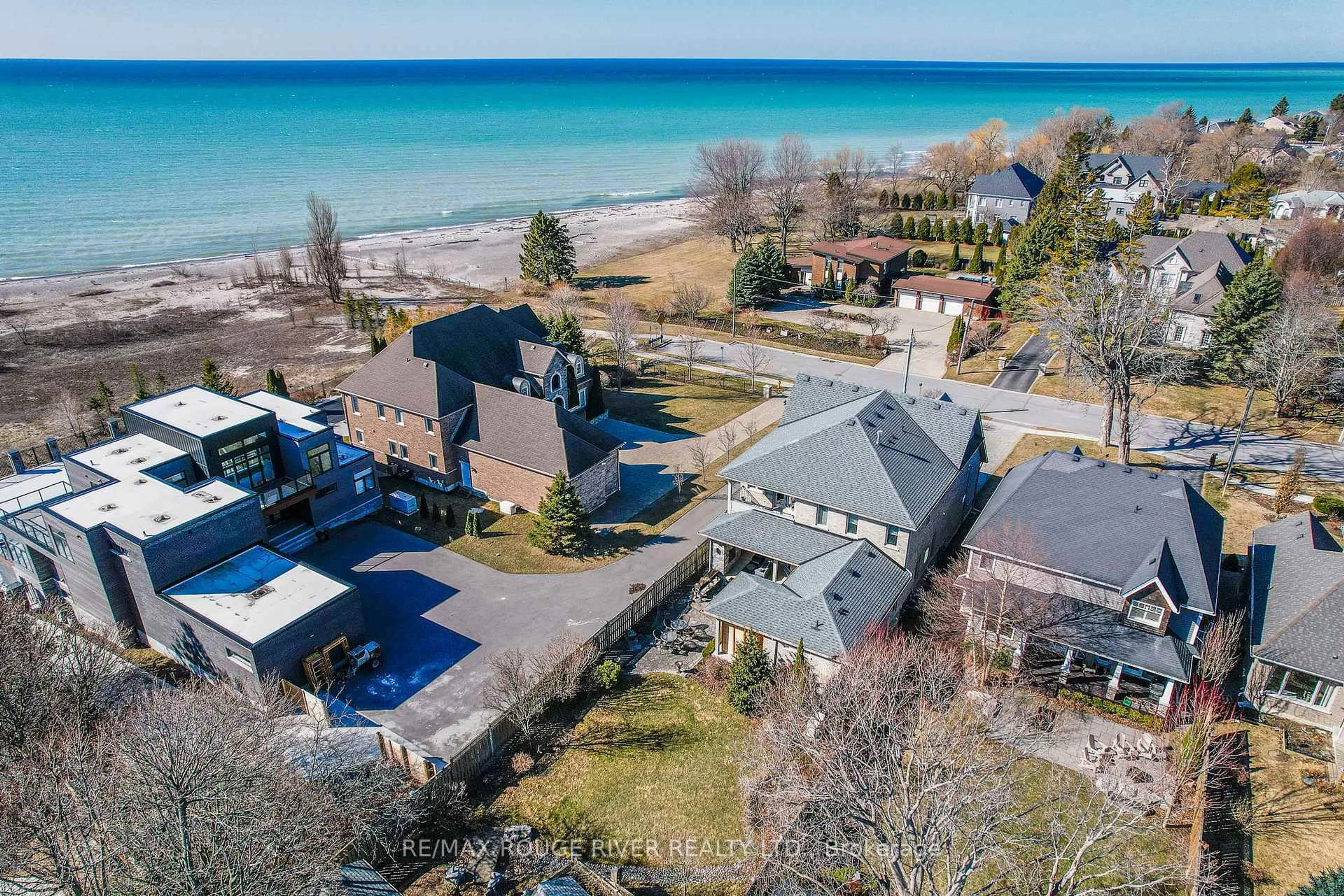 A pic from outside/outdoor area/front of a property/back of a property/a pic from drone, water/lake/river/ocean view for 98 Ontario St St, Cobourg Ontario K9A 3B3