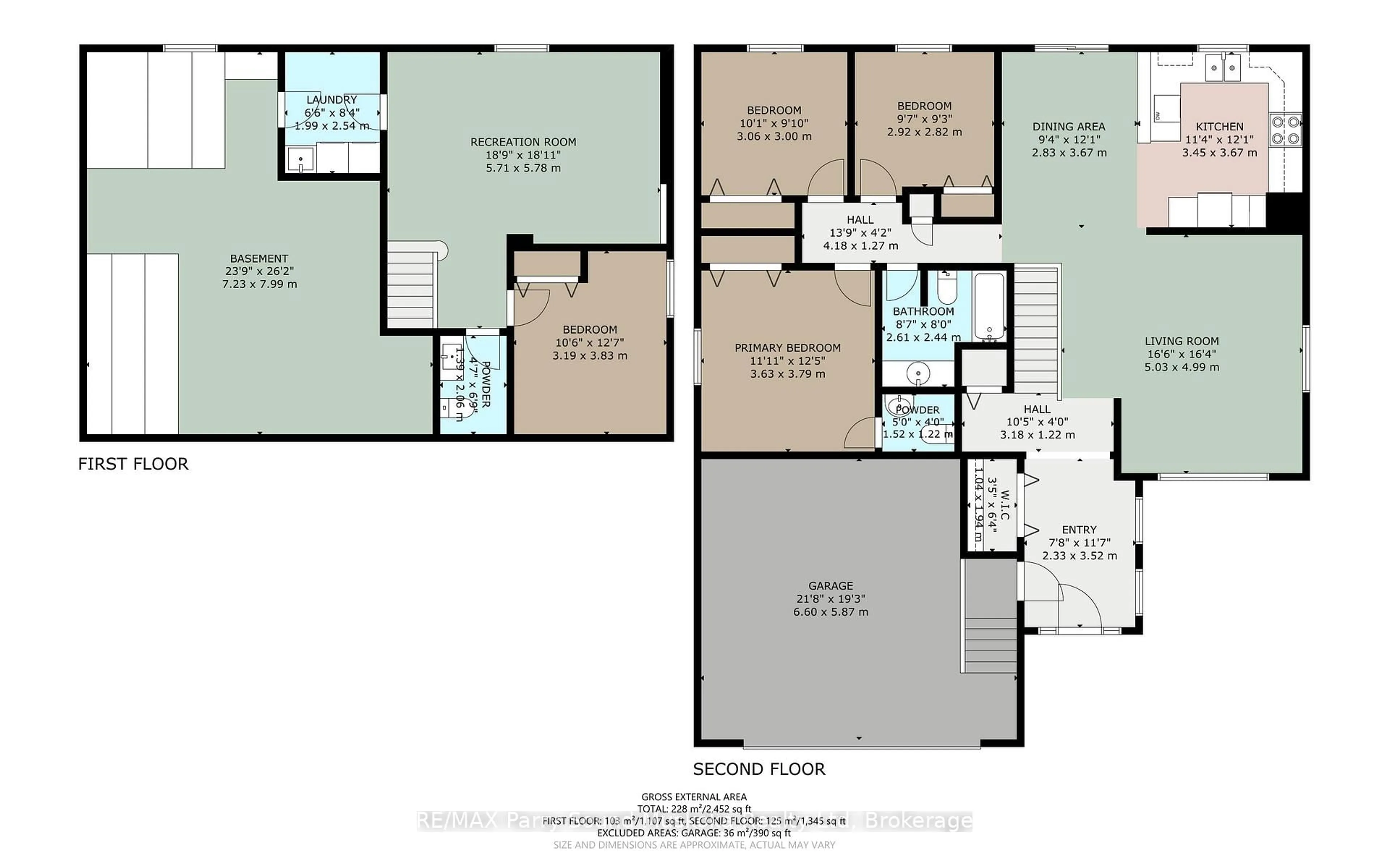 Floor plan for 2B Brenda Ave, Parry Sound Ontario P2A 2Z3
