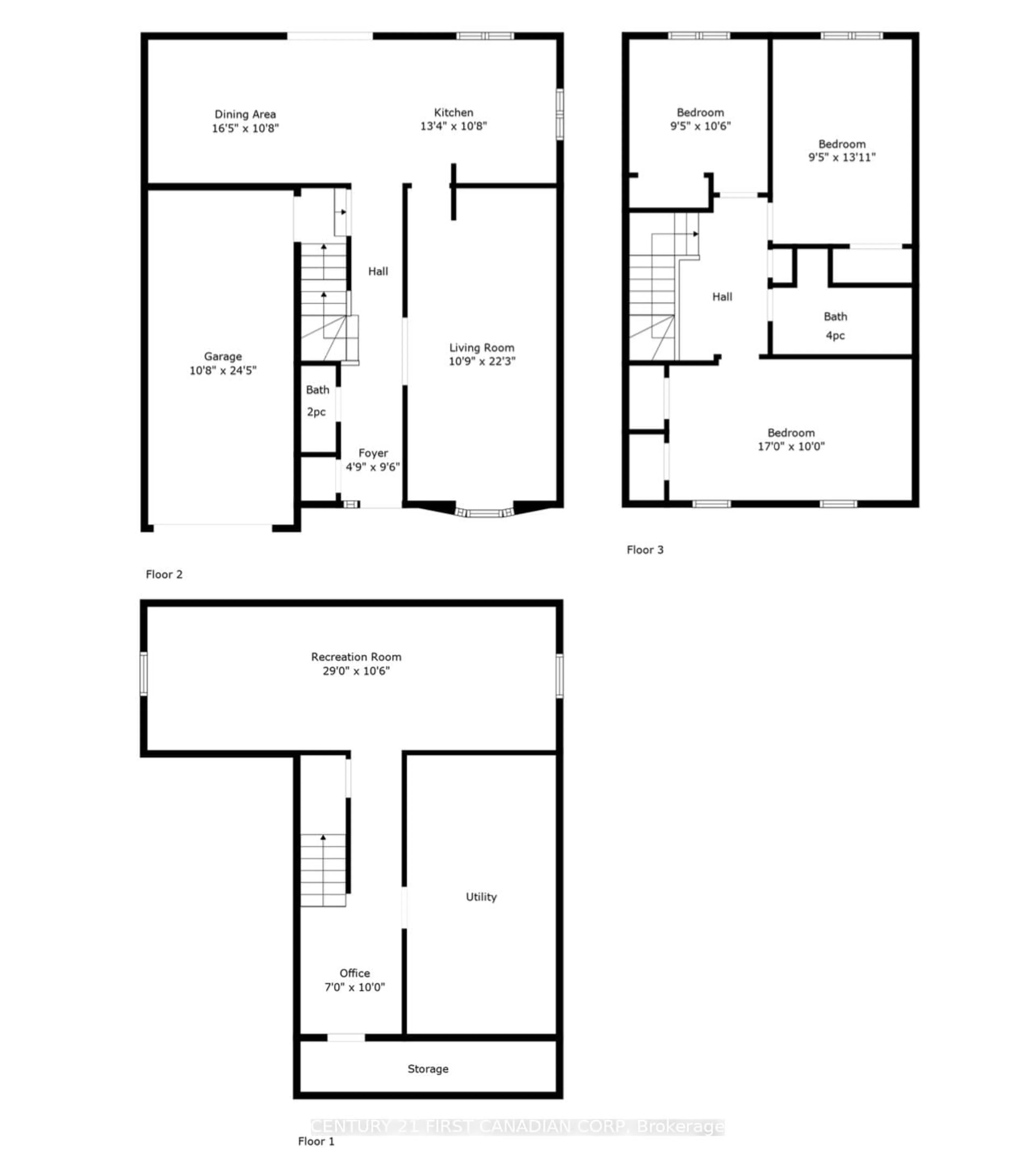 Floor plan for 113 Main St, Lucan Biddulph Ontario N0M 2J0