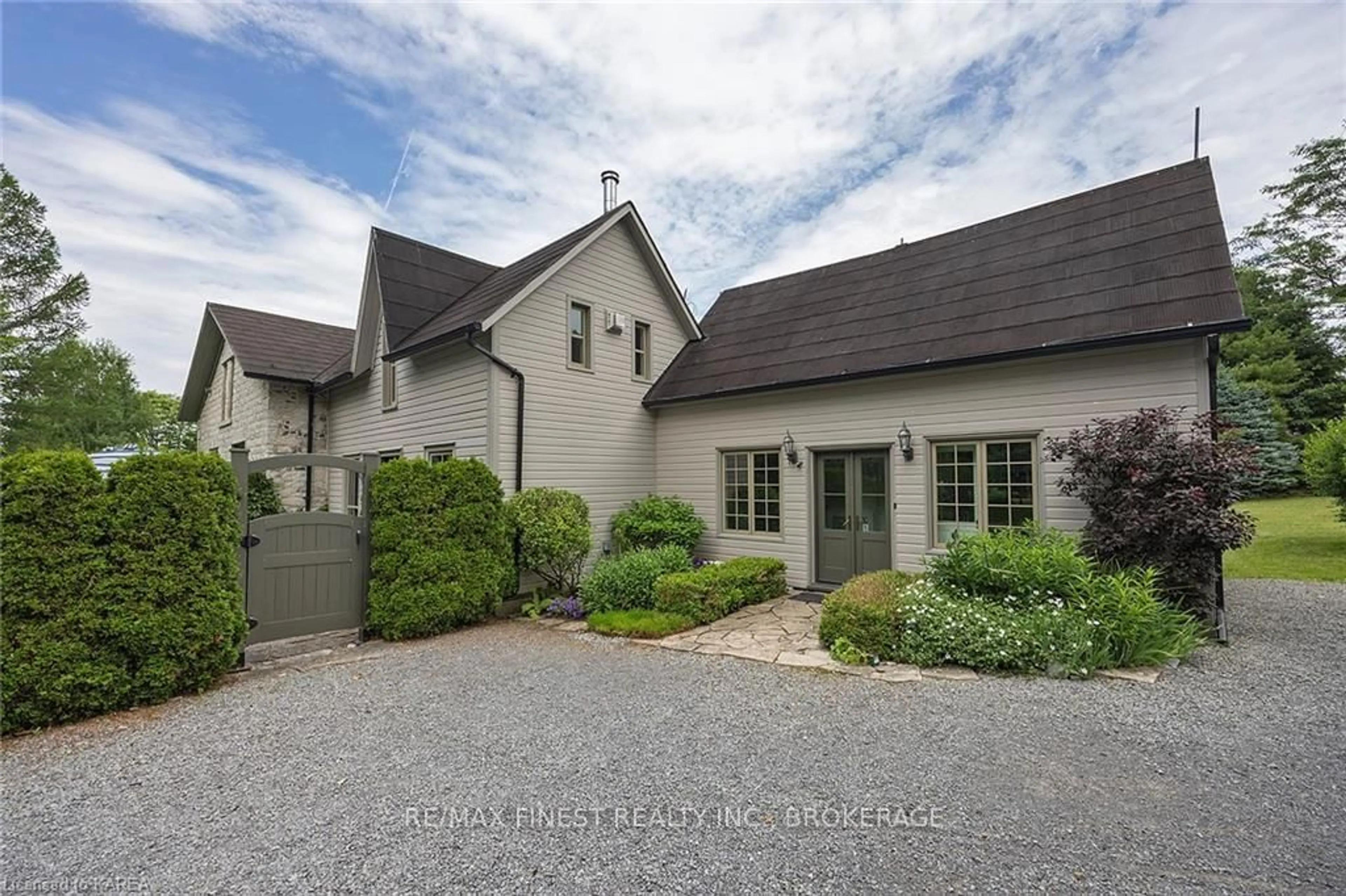A pic from outside/outdoor area/front of a property/back of a property/a pic from drone, street for 187 SIMMONS Rd, Bissett Creek Ontario K0H 2H0