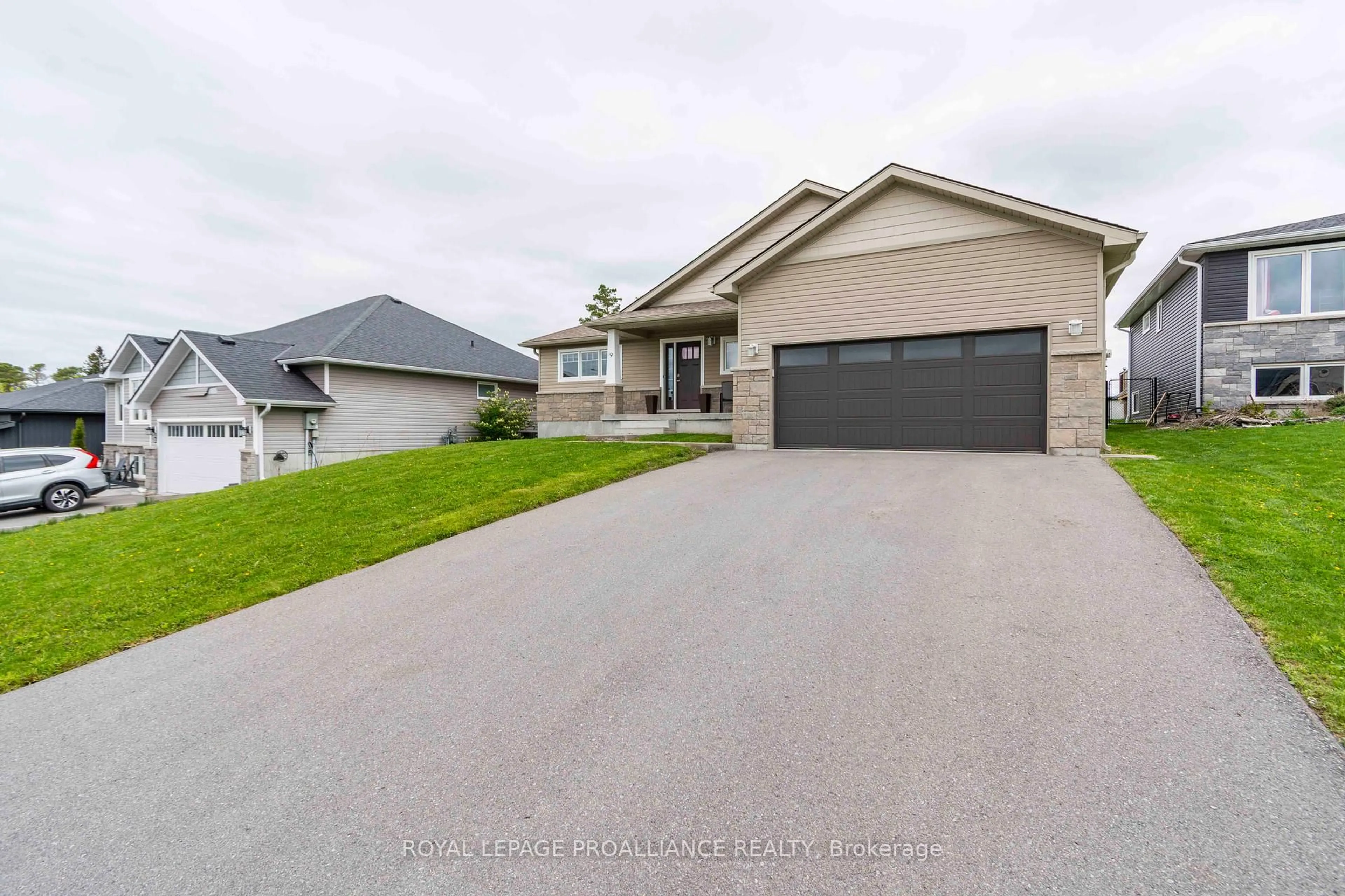 A pic from outside/outdoor area/front of a property/back of a property/a pic from drone, street for 9 Meagan Lane, Hastings Ontario K0K 2C0