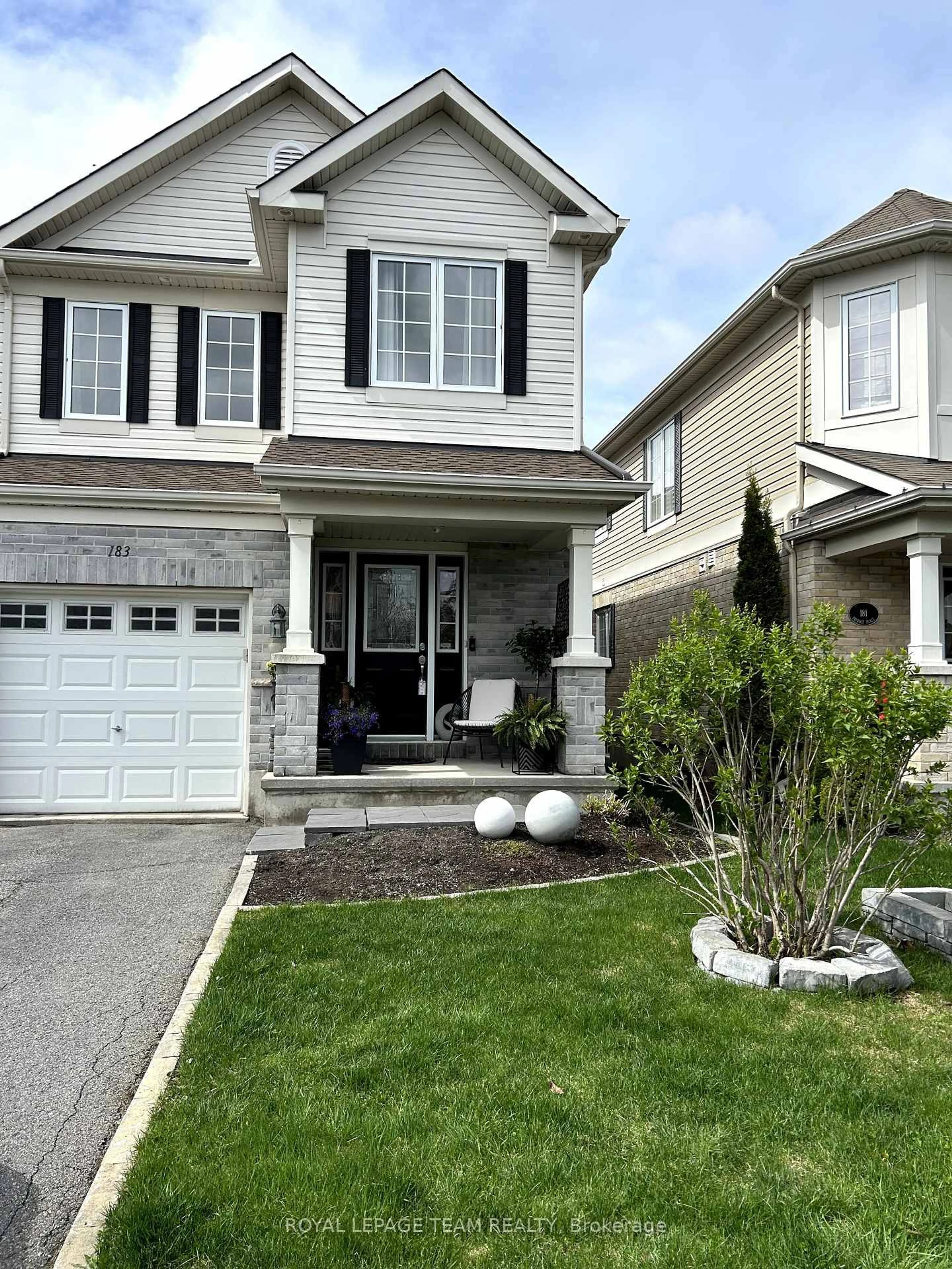 Home with vinyl exterior material, street for 183 Patriot Pl, Kanata Ontario K2M 0B9