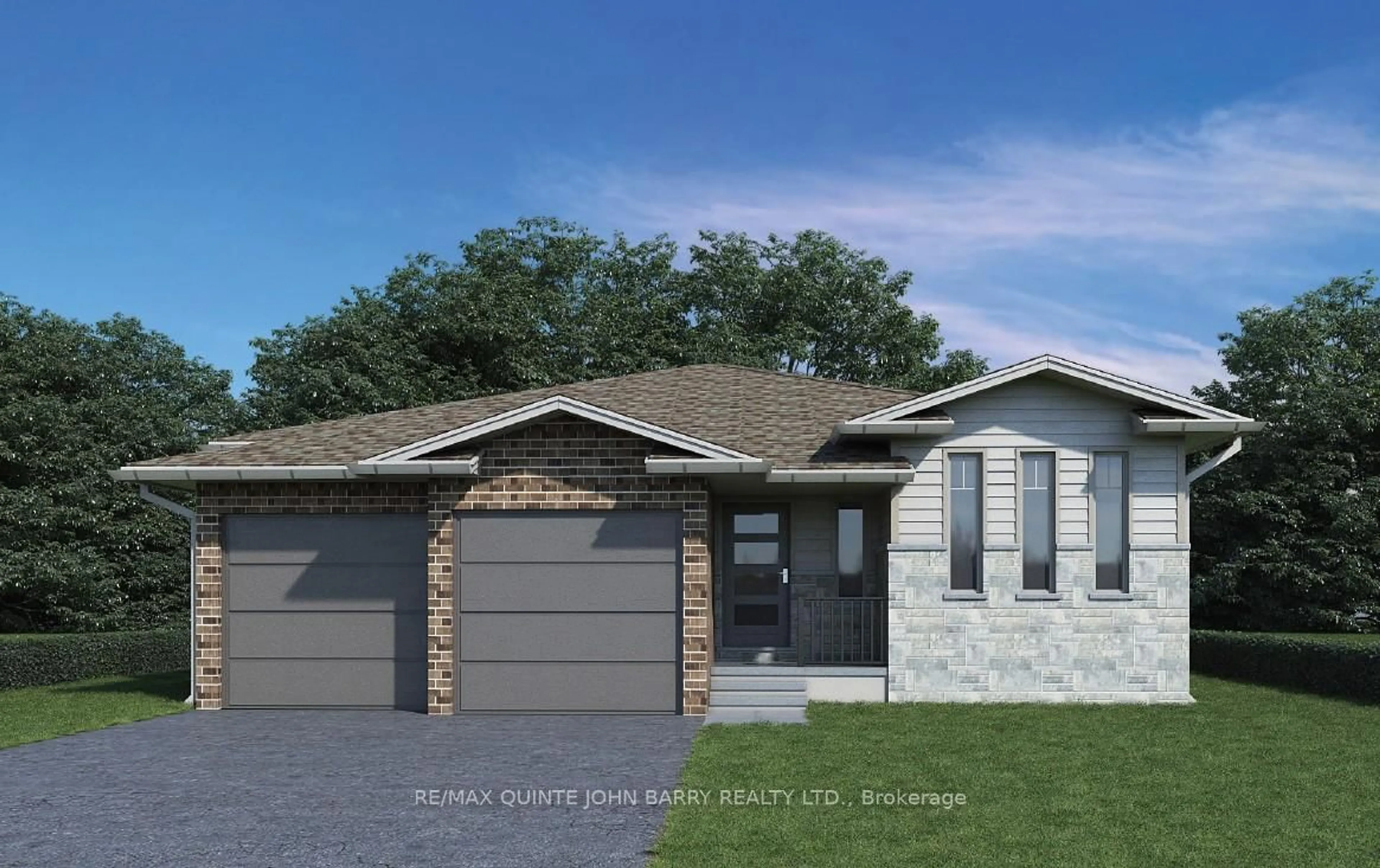 Home with vinyl exterior material, street for 14 Parkland Circ #Lot 7, Quinte West Ontario K8V 0R4