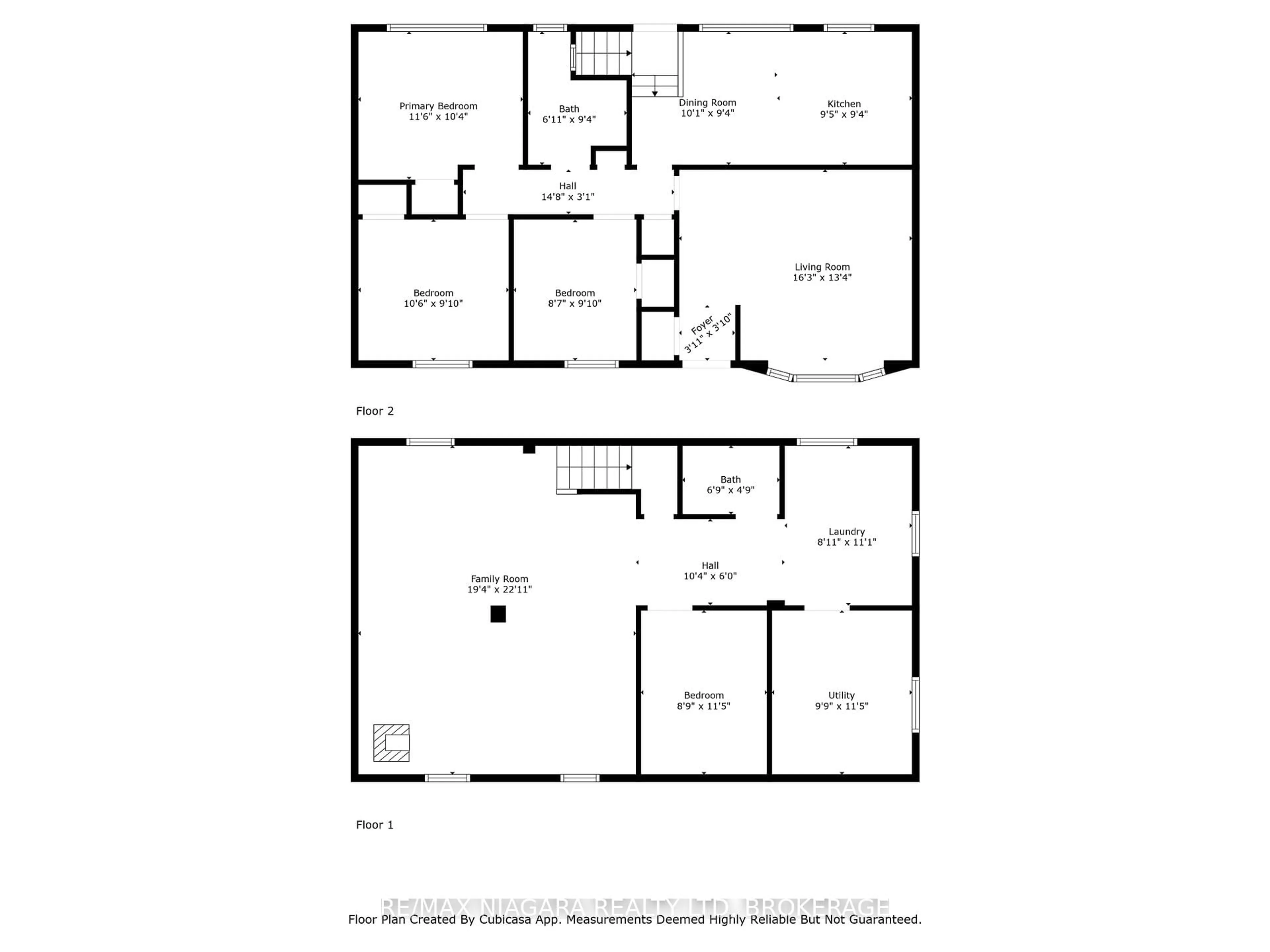 Floor plan for 234 Lakeshore Rd, St. Catharines Ontario L2M 1R5