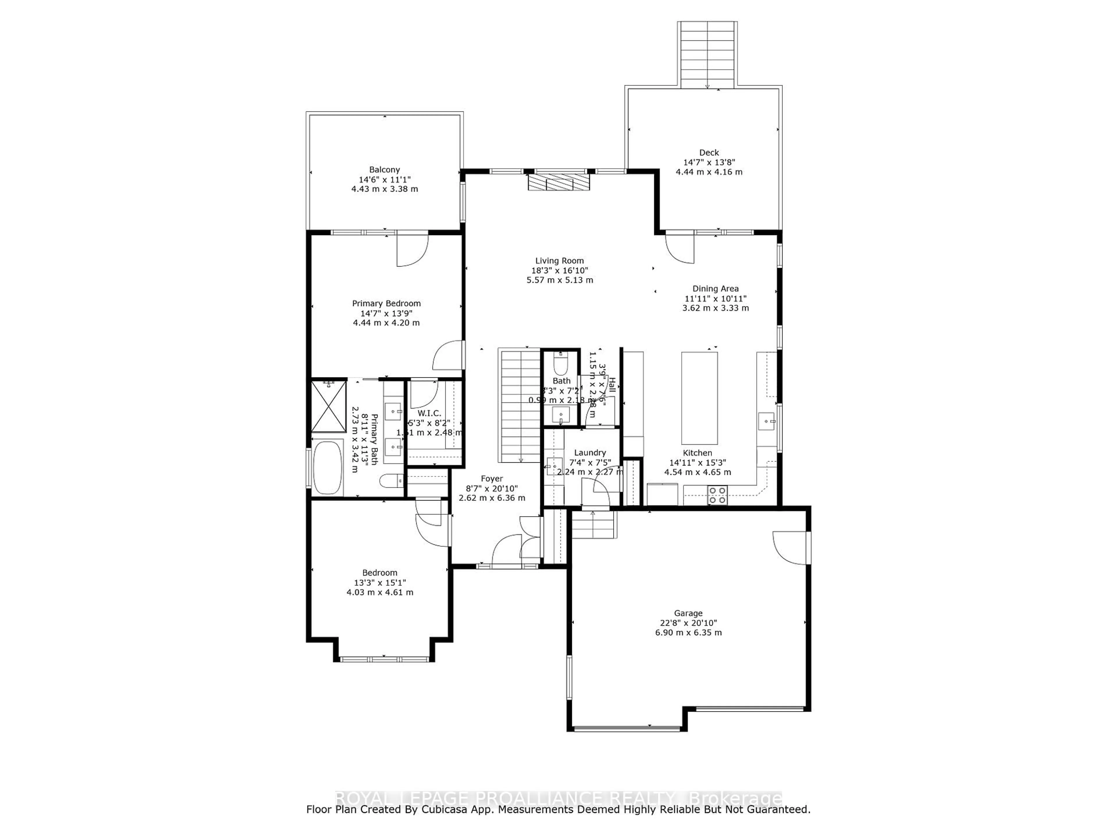 Floor plan for 24 Cardinal Crt, Brighton Ontario K0K 1H0