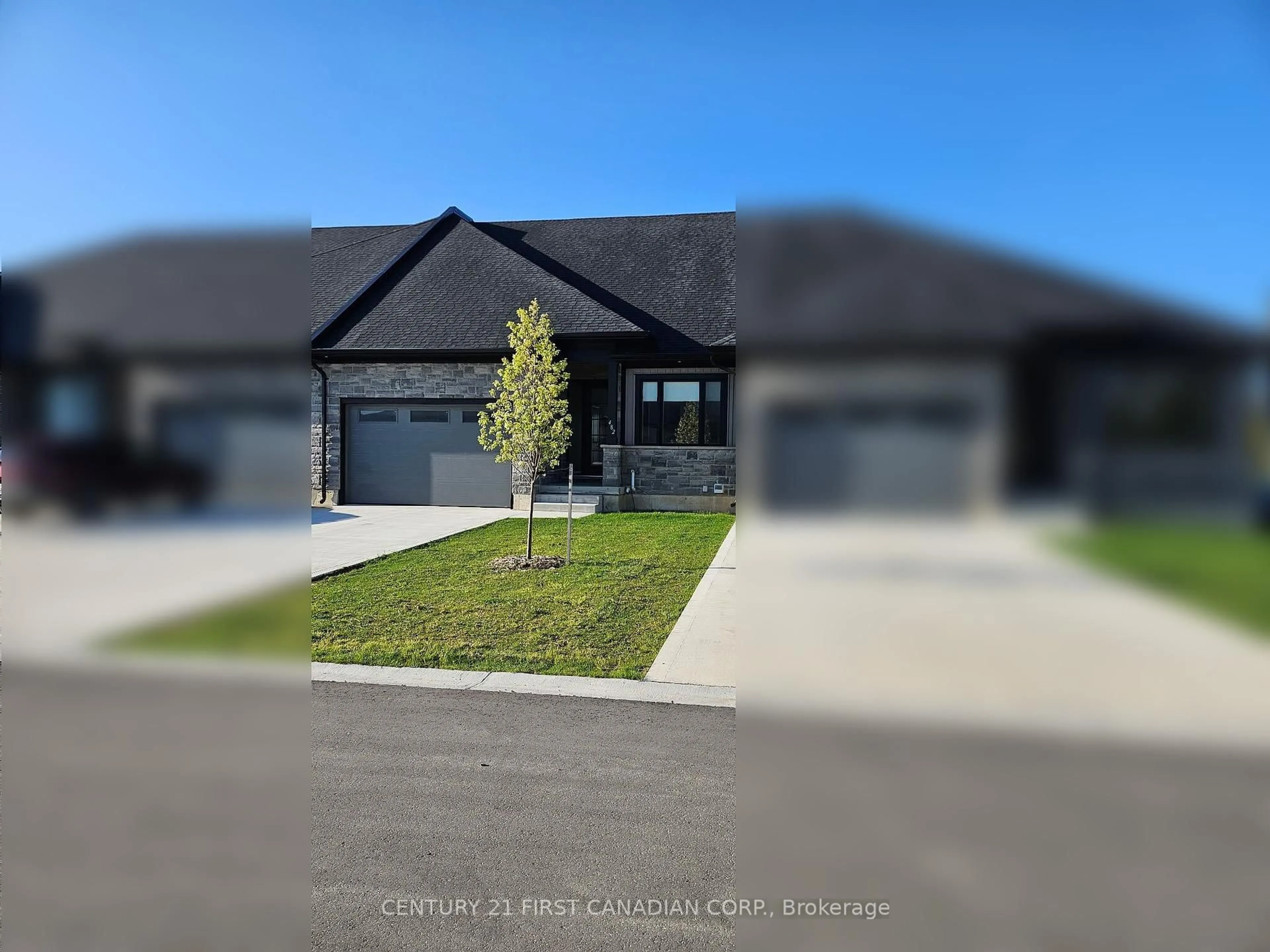A pic from outside/outdoor area/front of a property/back of a property/a pic from drone, street for 482 Kip Lane, Plympton-Wyoming Ontario N0N 1T0