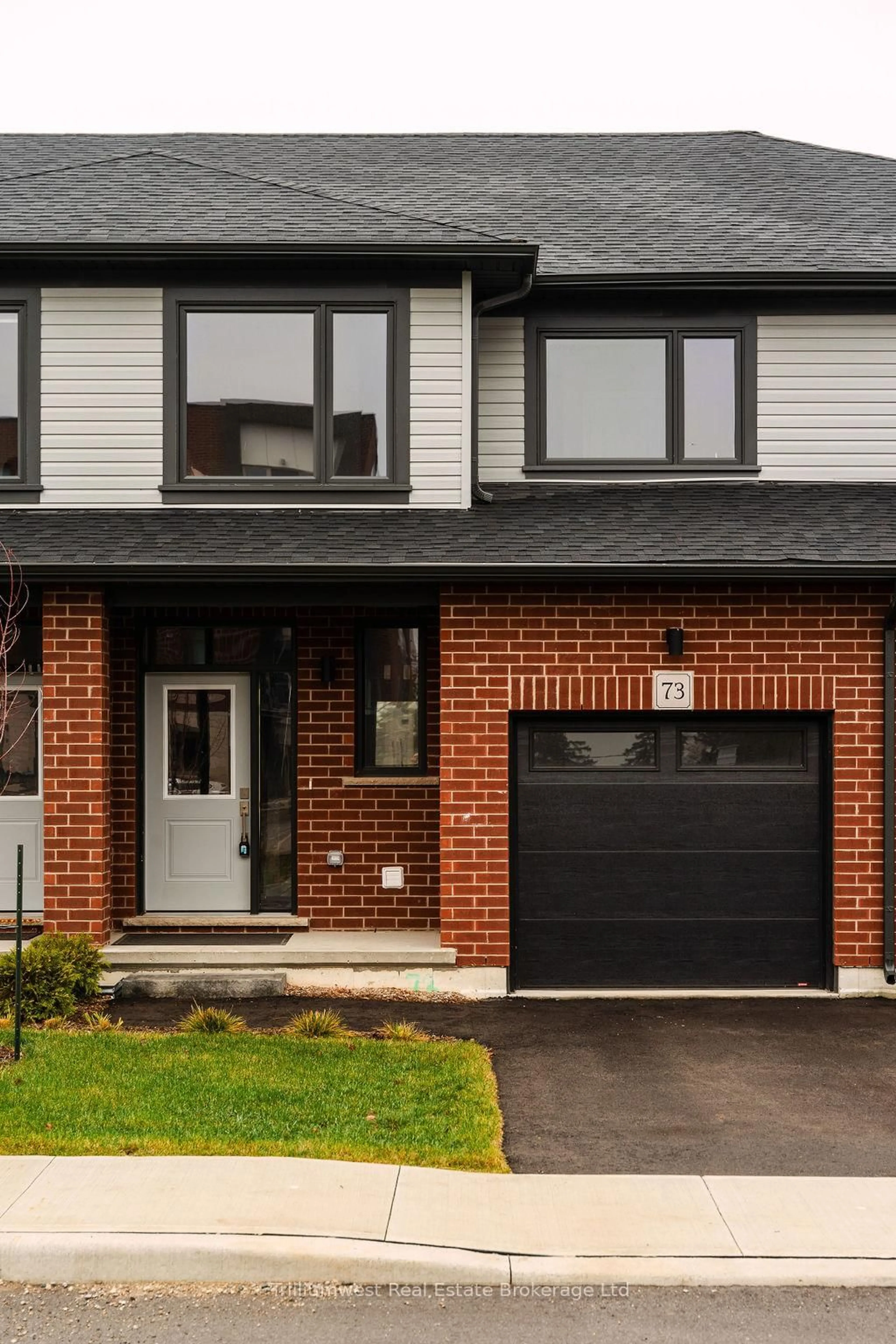 Home with brick exterior material, street for 73 Ayr Meadows Cres, North Dumfries Ontario N0B 1E0