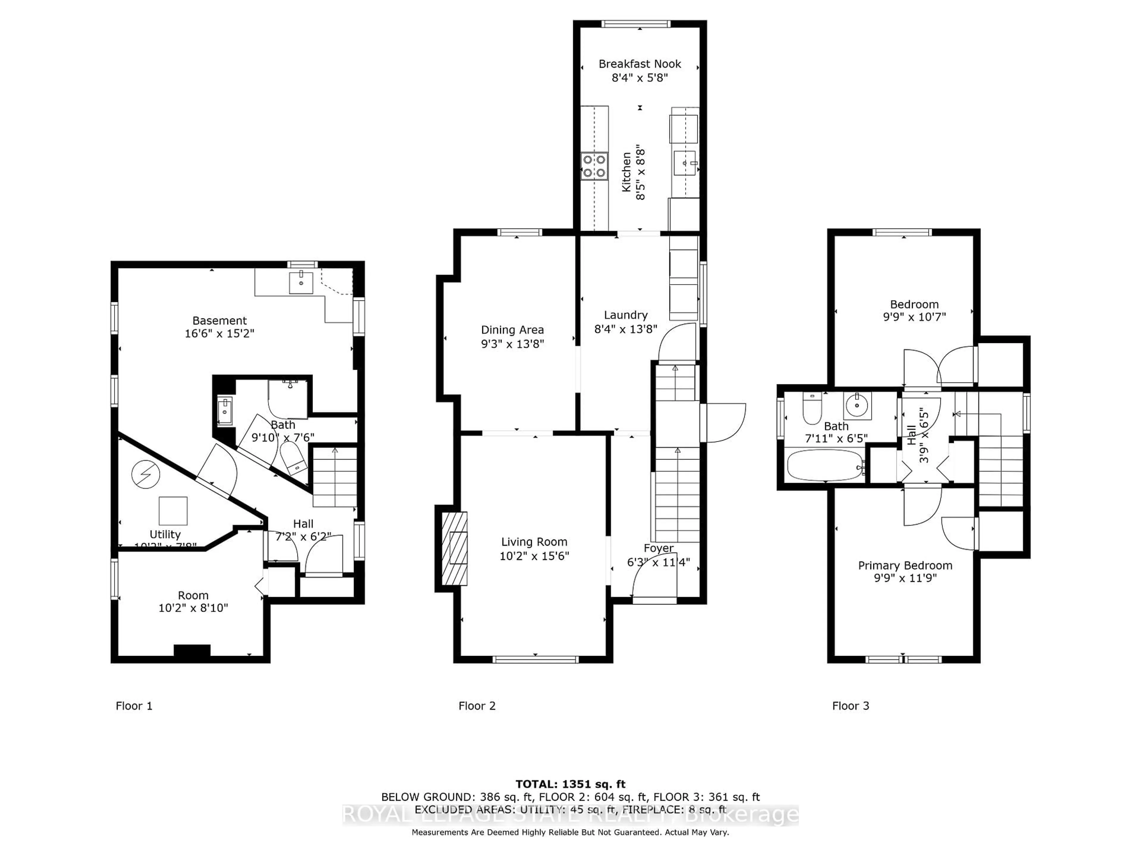 Floor plan for 99 Cope St, Hamilton Ontario L8H 5B1