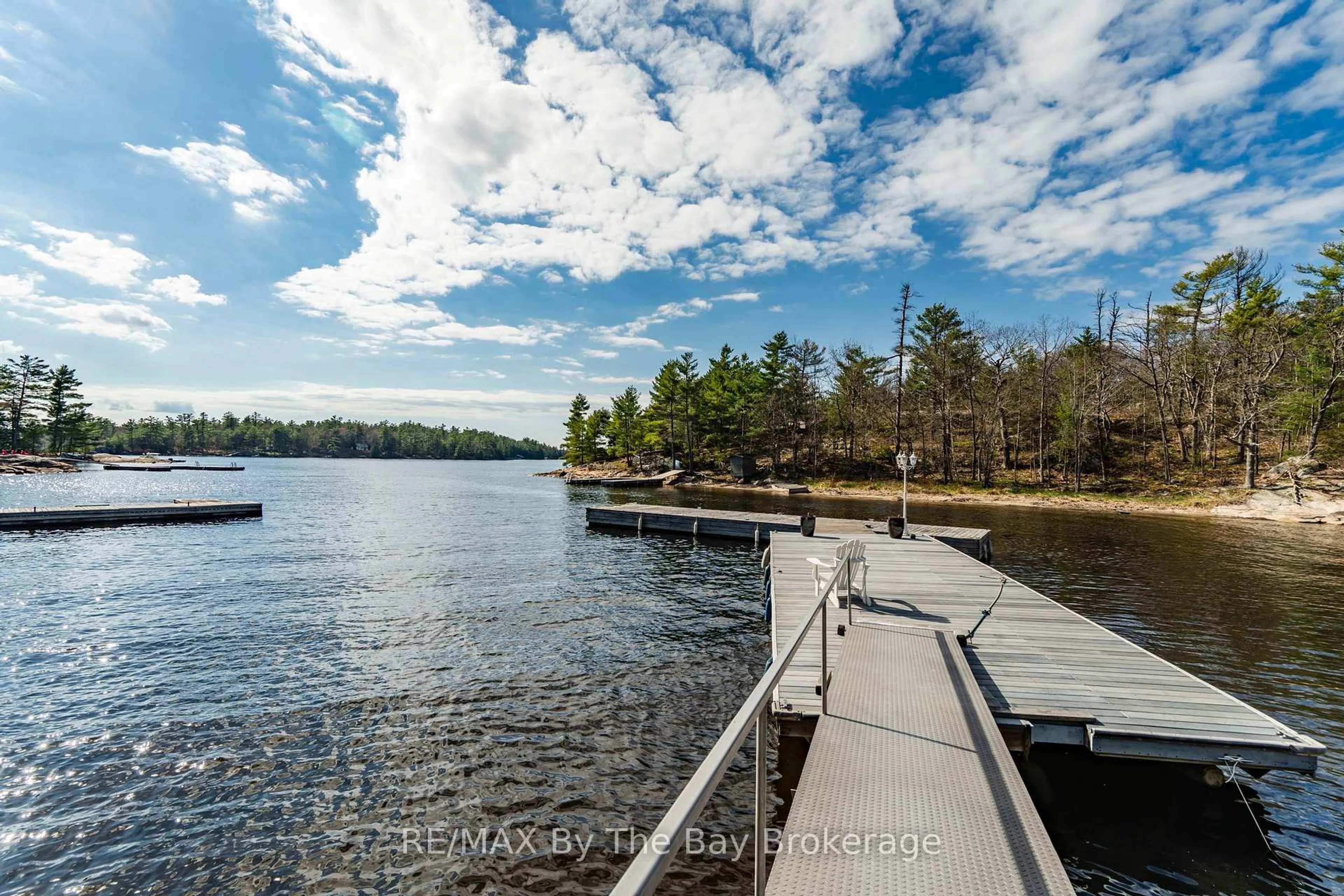 A pic from outside/outdoor area/front of a property/back of a property/a pic from drone, water/lake/river/ocean view for 3888 IS 820/Mermaid IS N/A, Georgian Bay Ontario P0E 1E0