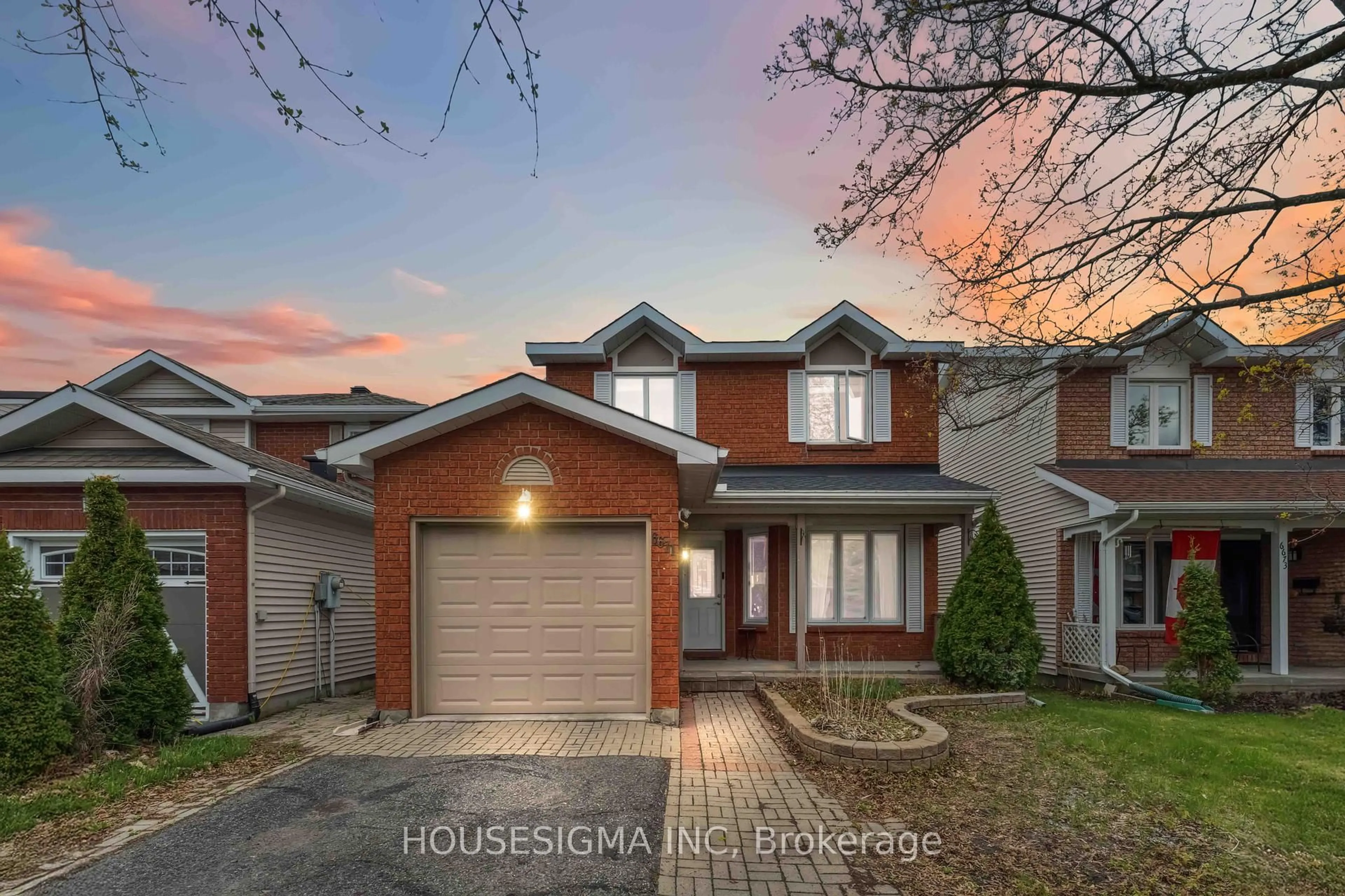 Home with brick exterior material, street for 6671 Tooney Dr, Ottawa Ontario K1C 6R1