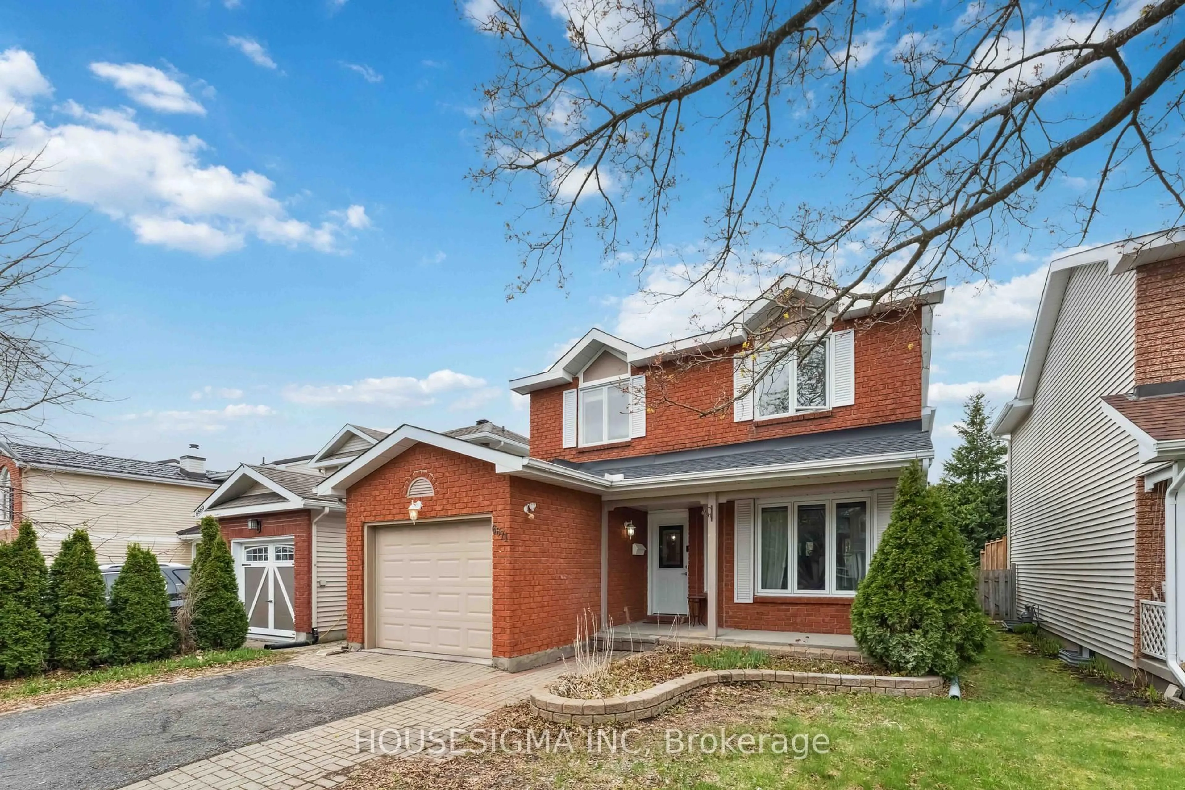 Home with brick exterior material, street for 6671 Tooney Dr, Ottawa Ontario K1C 6R1