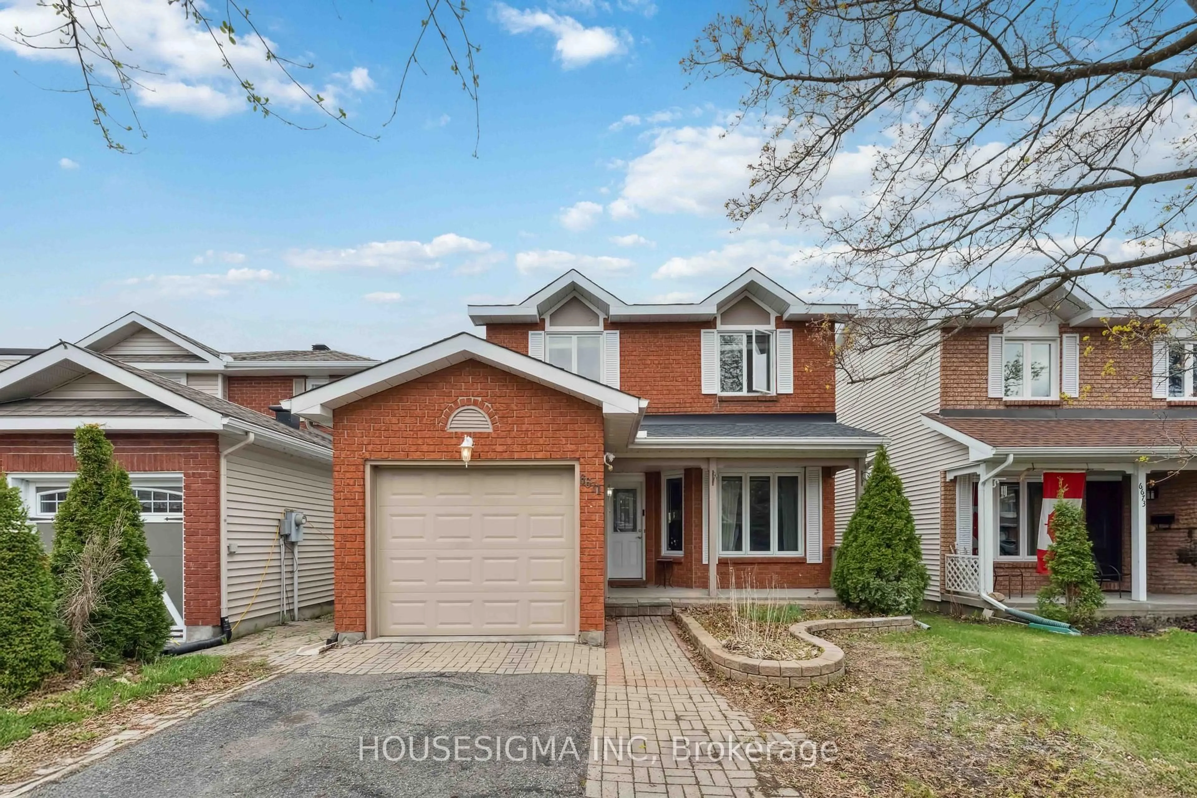 Home with brick exterior material, street for 6671 Tooney Dr, Ottawa Ontario K1C 6R1