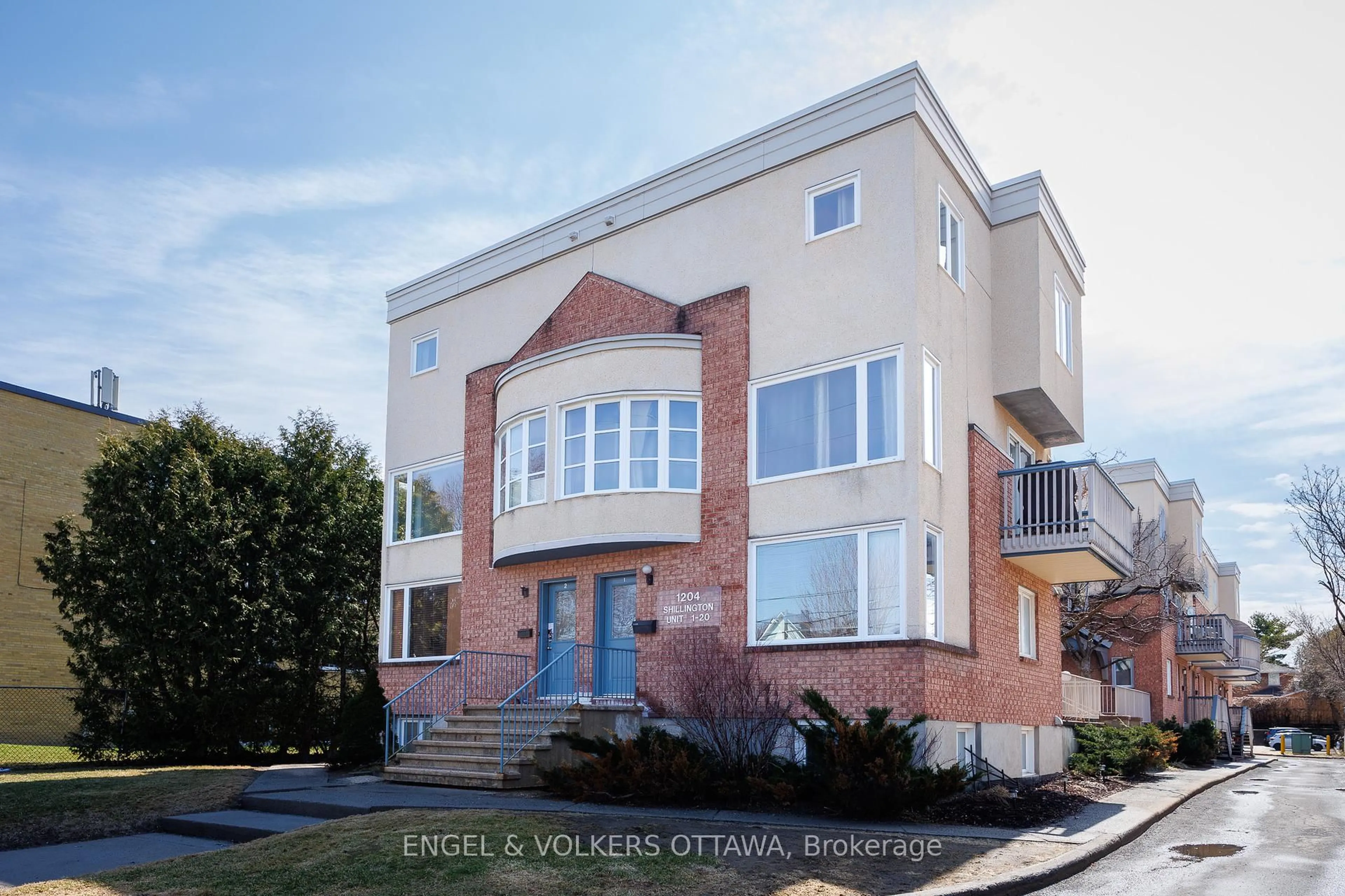 Home with brick exterior material, street for 1204 SHILLINGTON Ave #2, Ottawa Ontario K1Z 7Z4