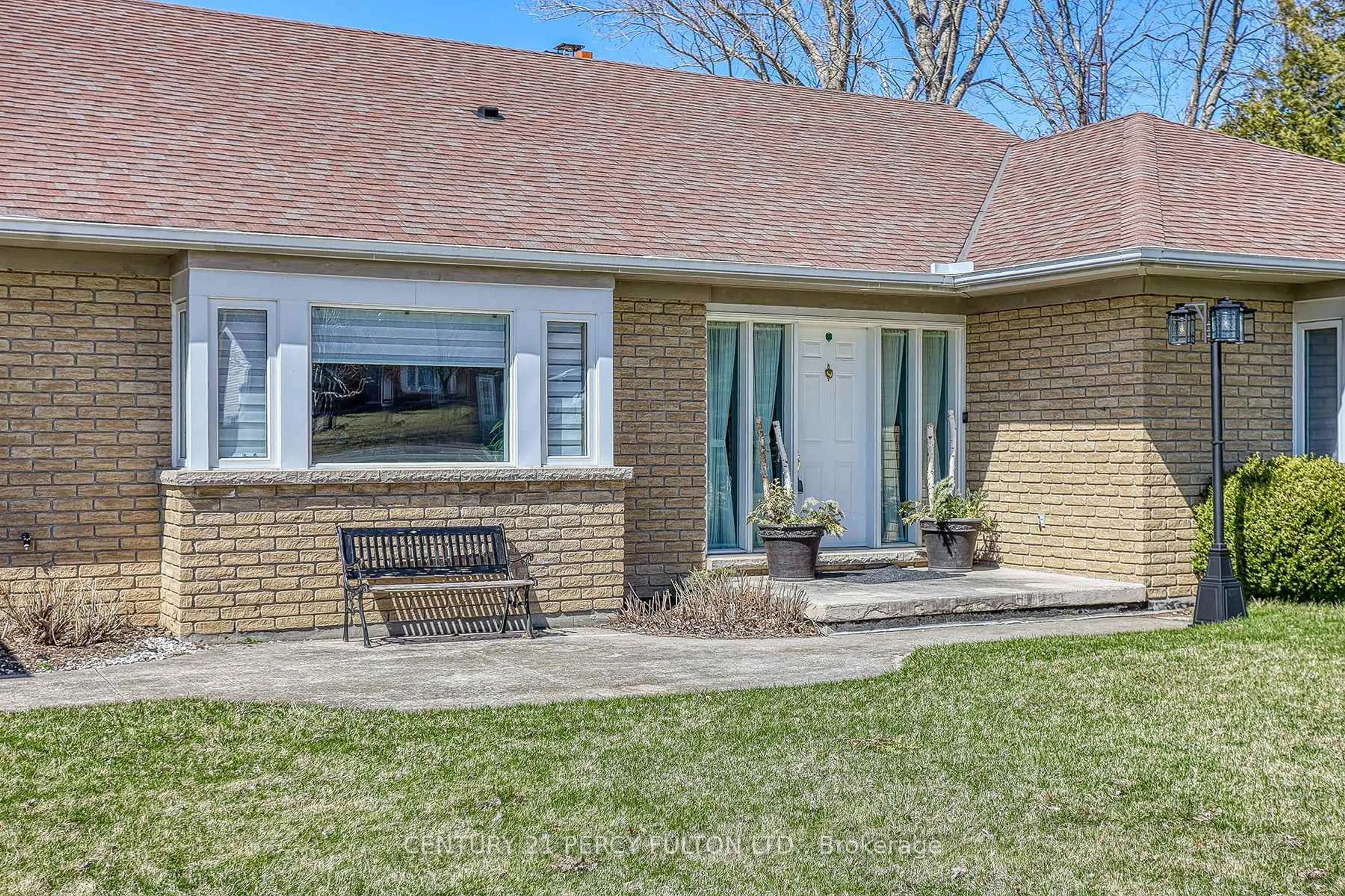 Home with brick exterior material, street for 9714 Corkery Rd, Hamilton Township Ontario K0K 1C0