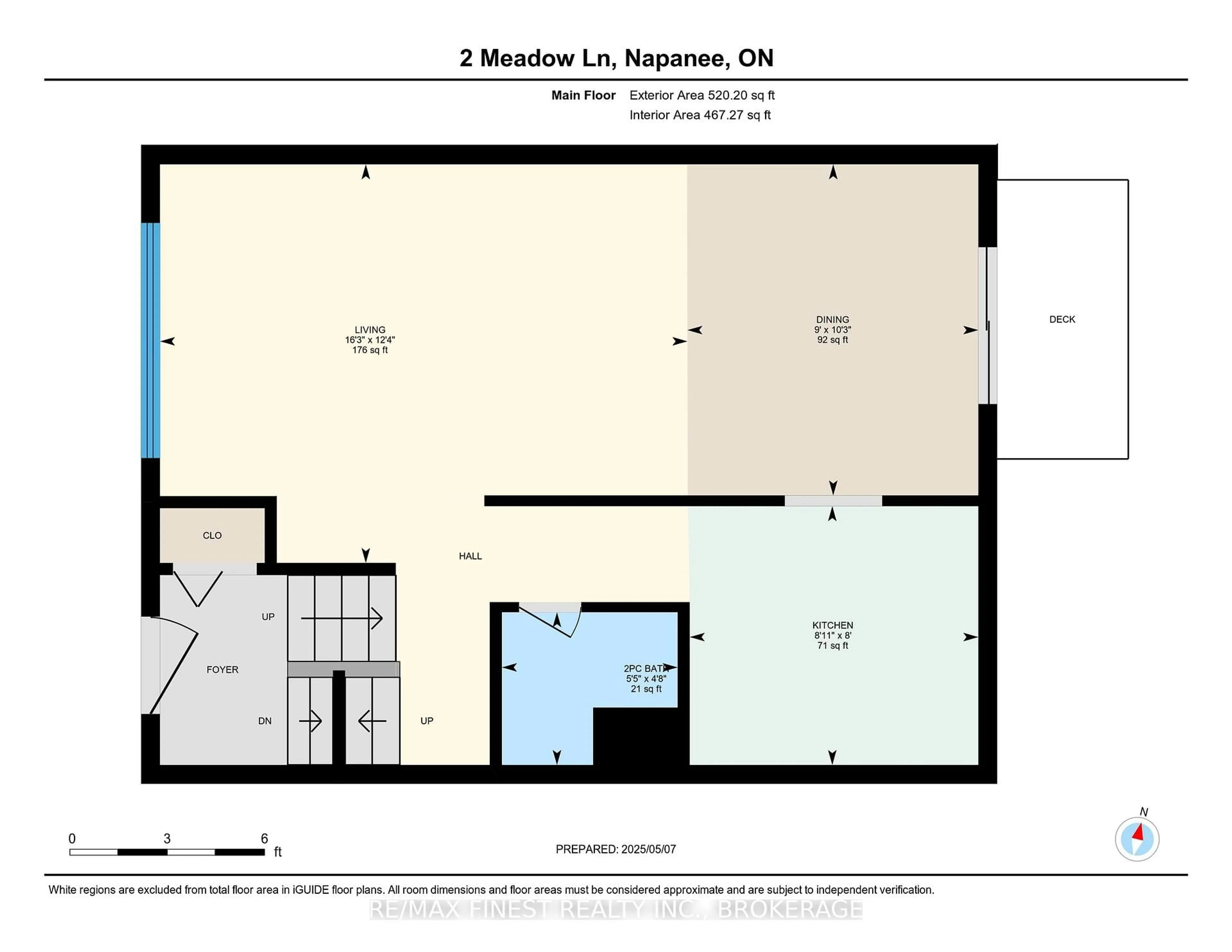 Floor plan for 2 Meadow Lane #2, Greater Napanee Ontario K7R 3R8