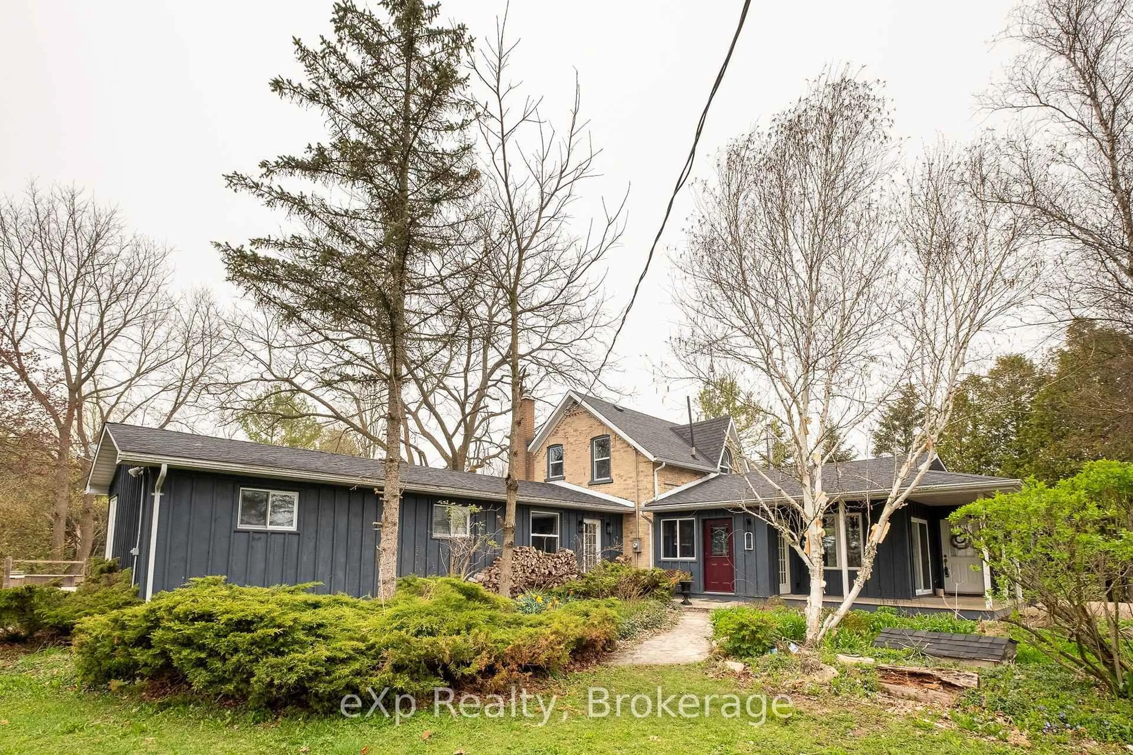 A pic from outside/outdoor area/front of a property/back of a property/a pic from drone, street for 394213 Concession 2 N/A, West Grey Ontario N0C 1H0