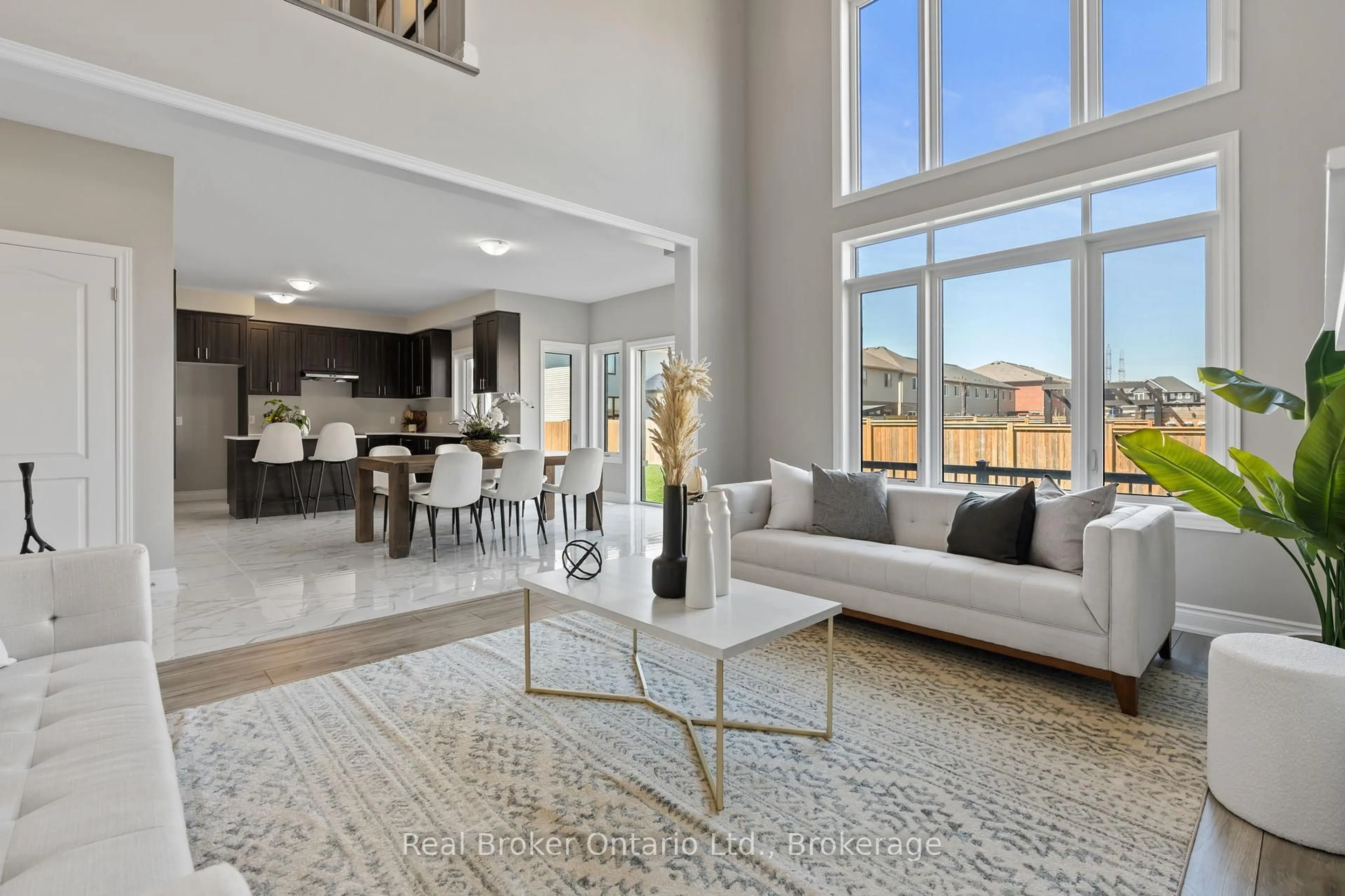 Living room with furniture, unknown for 18 Venture Way, Thorold Ontario L2V 0G9