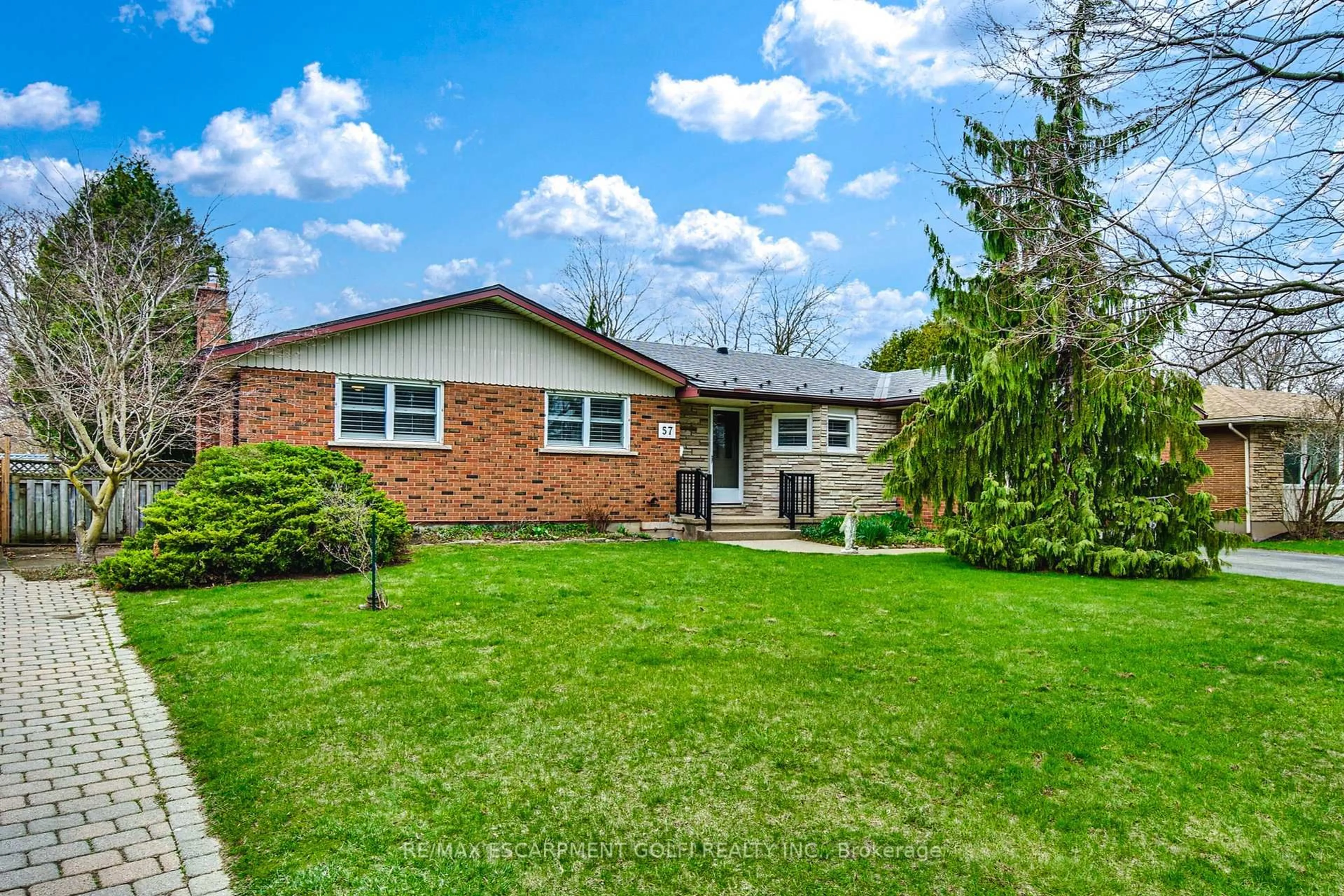 Home with brick exterior material, street for 57 Richelieu Dr, St. Catharines Ontario L2M 2C3