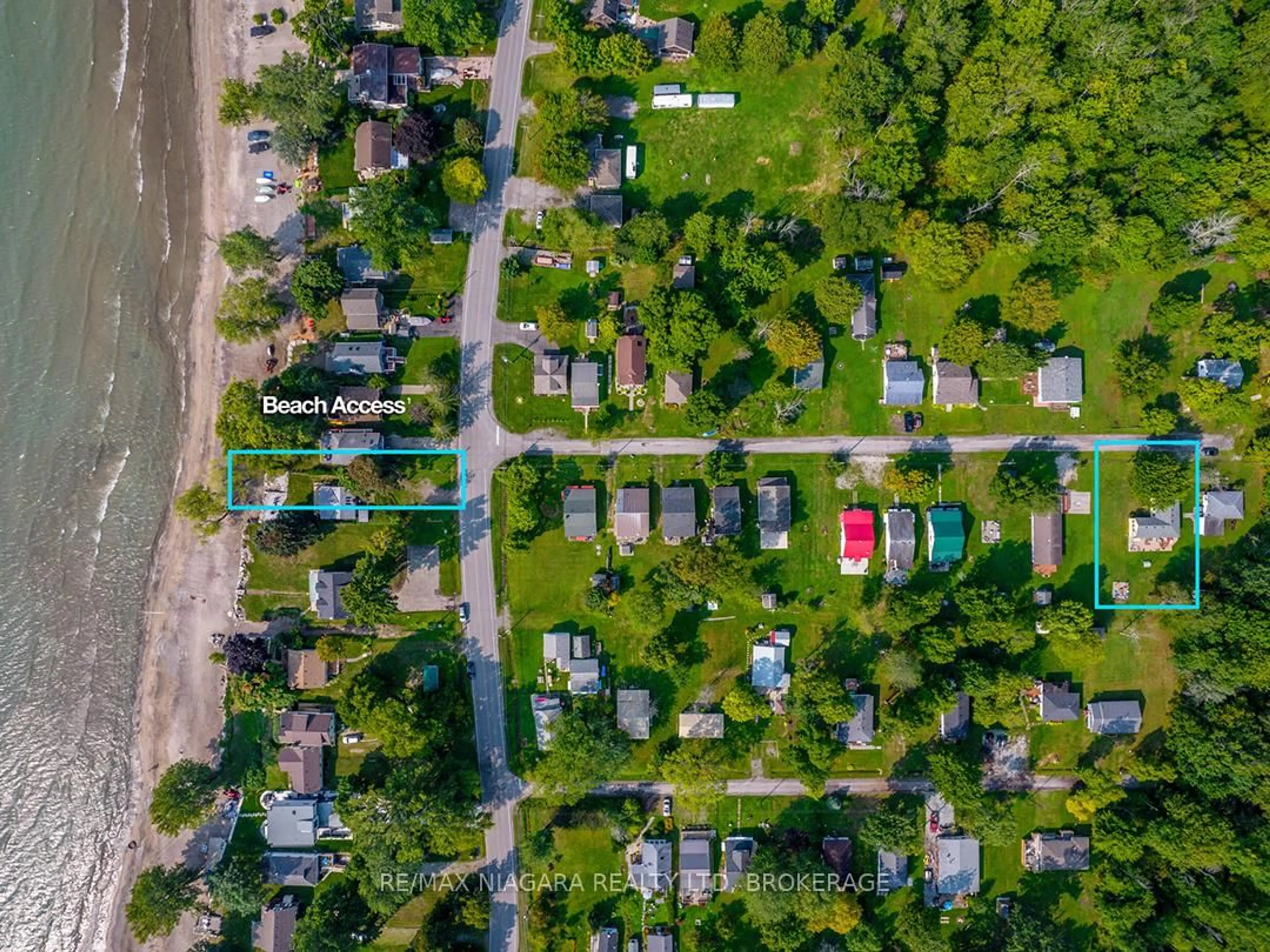 A pic from outside/outdoor area/front of a property/back of a property/a pic from drone, street for 12661 Campbell Rd, Wainfleet Ontario L0S 1V0