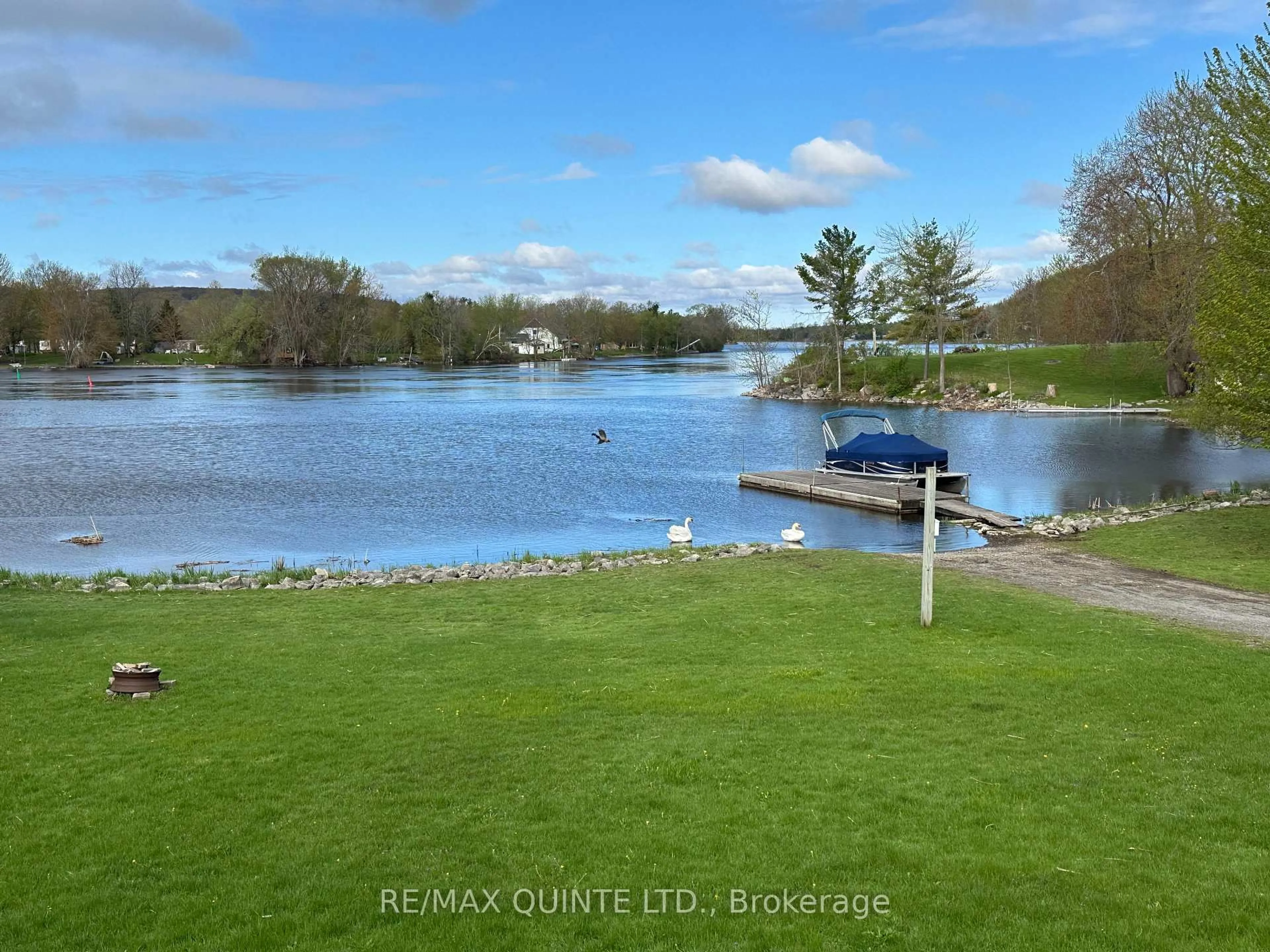 A pic from outside/outdoor area/front of a property/back of a property/a pic from drone, water/lake/river/ocean view for 321 Rosebush Rd, Stirling Ontario K0K 3E0